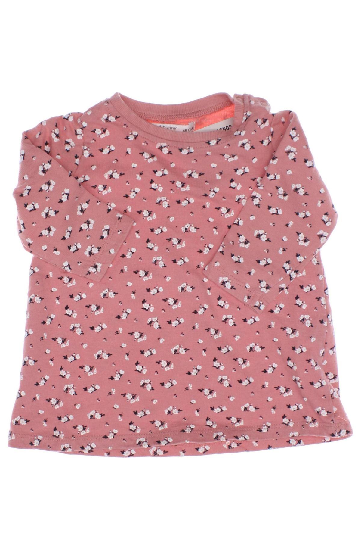Kinder Shirt Sinsay, Größe 3-6m/ 62-68 cm, Farbe Rosa, Preis 3,32 €