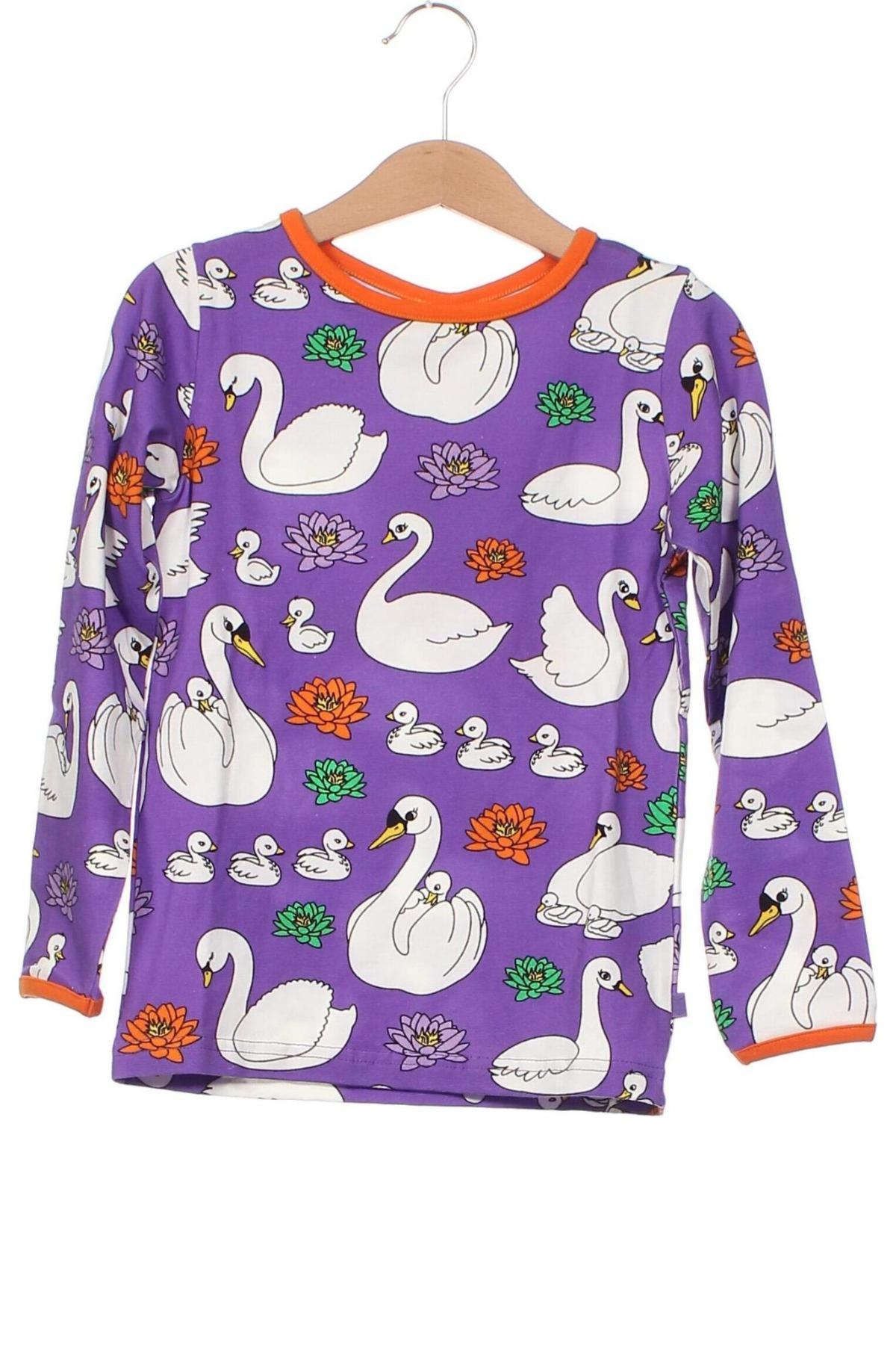 Детска блуза Smafolk, Размер 3-4y/ 104-110 см, Цвят Лилав, Цена 29,07 лв.