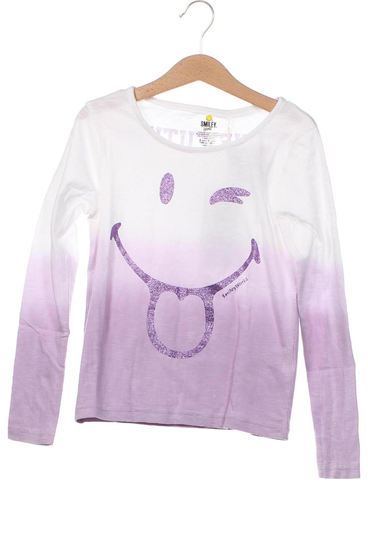Детска блуза Smiley, Размер 7-8y/ 128-134 см, Цвят Многоцветен, Цена 10,62 лв.