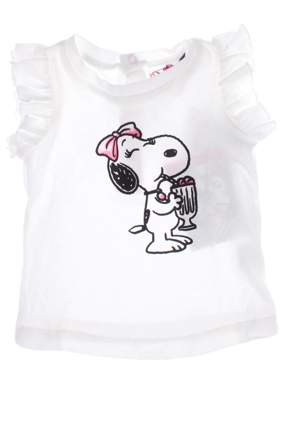 Dziecięca bluzka Snoopy, Rozmiar 1-2m/ 50-56 cm, Kolor Biały, Cena 24,95 zł