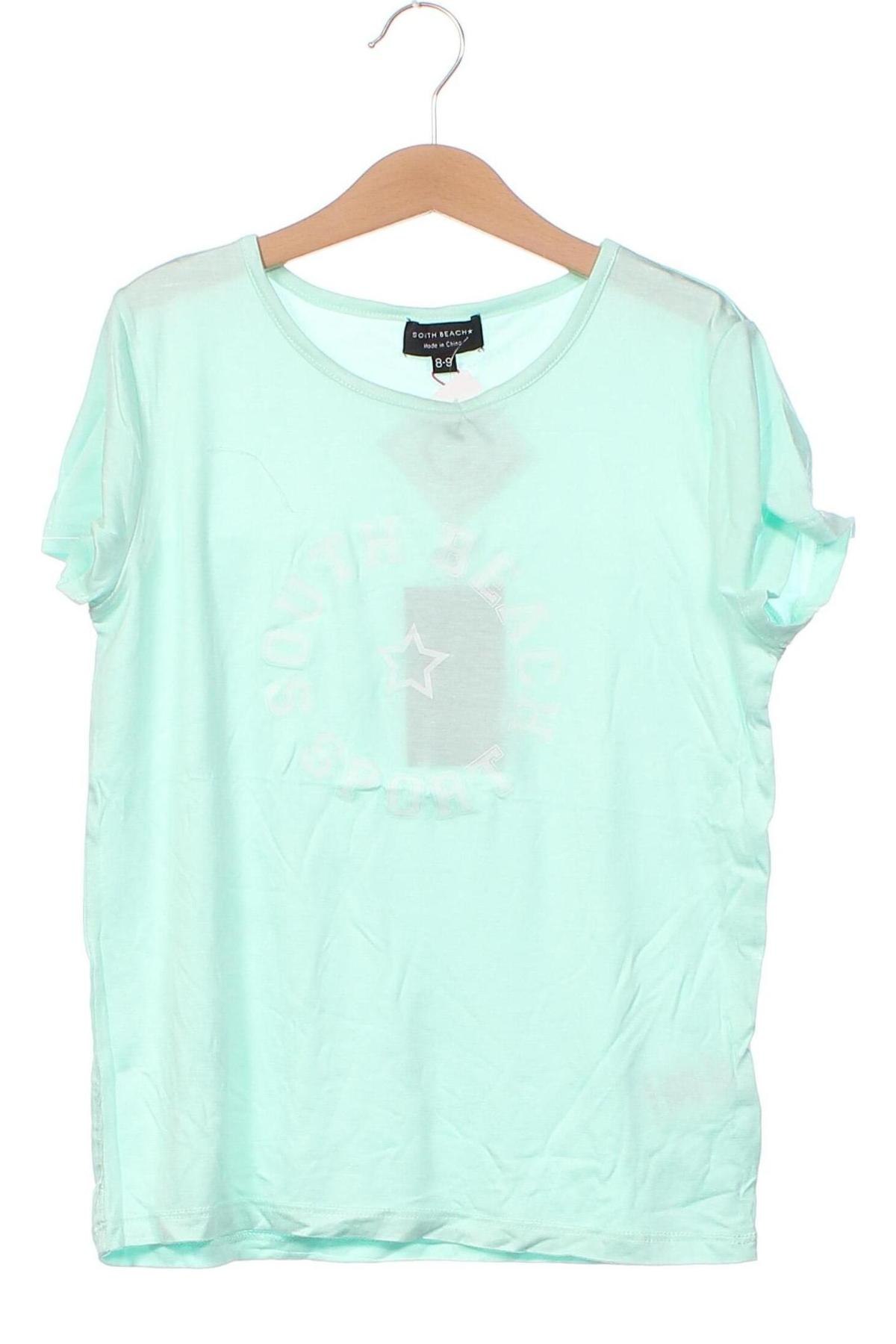 Детска блуза South Beach, Размер 8-9y/ 134-140 см, Цвят Зелен, Цена 27,54 лв.