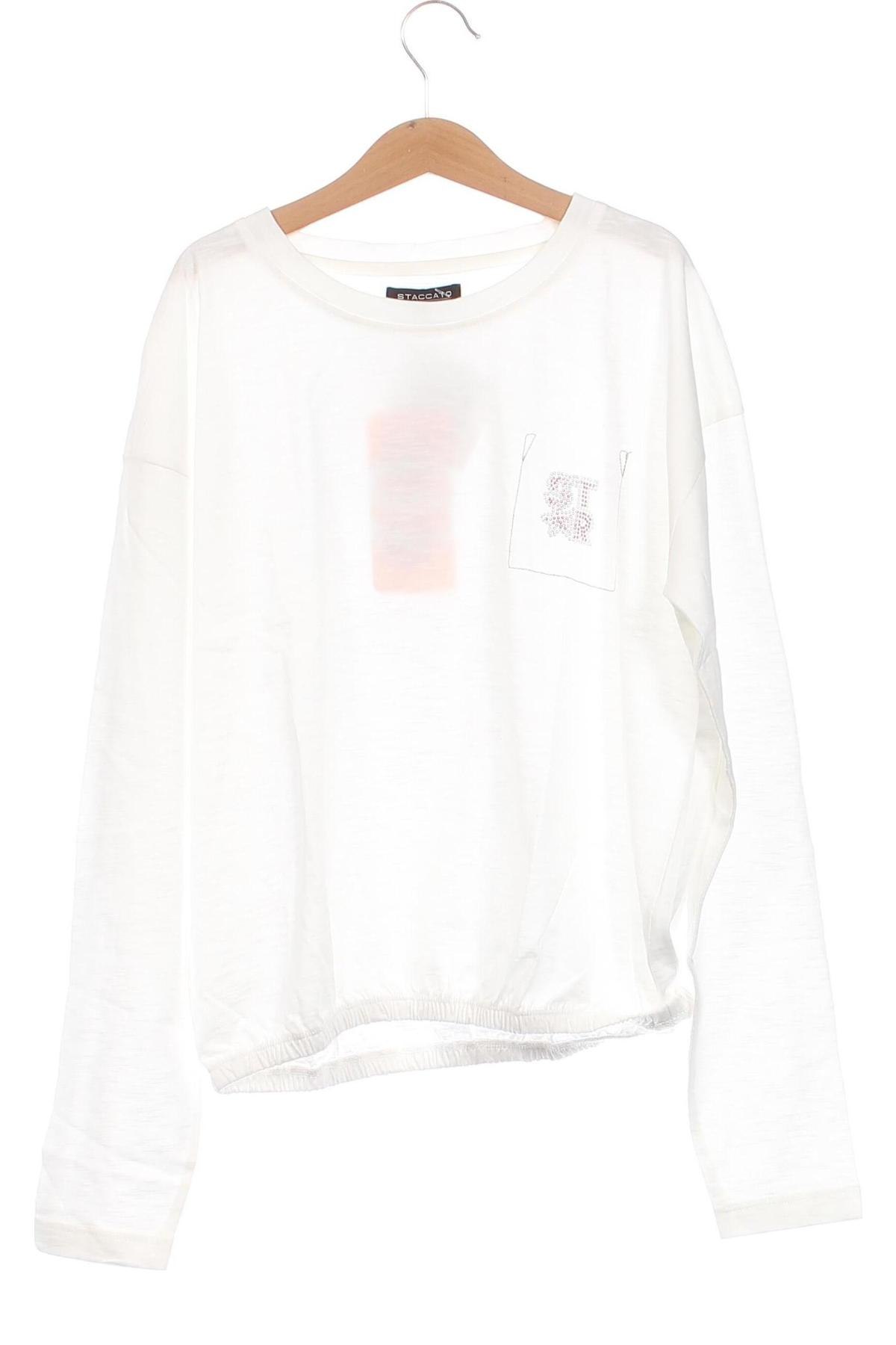 Kinder Shirt Staccato, Größe 12-13y/ 158-164 cm, Farbe Weiß, Preis € 5,09