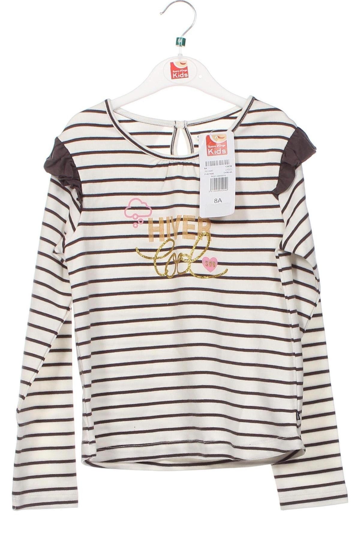 Детска блуза Sucre d'Orge, Размер 6-7y/ 122-128 см, Цвят Бял, Цена 22,95 лв.