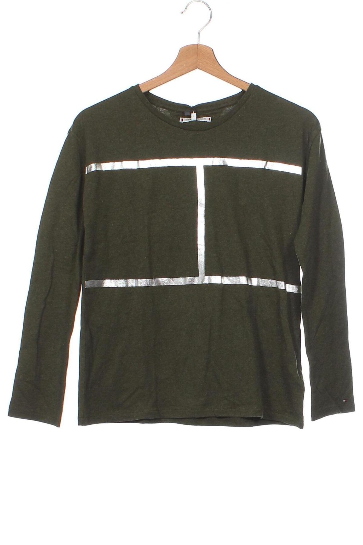Παιδική μπλούζα Tommy Hilfiger, Μέγεθος 13-14y/ 164-168 εκ., Χρώμα Πράσινο, Τιμή 20,60 €