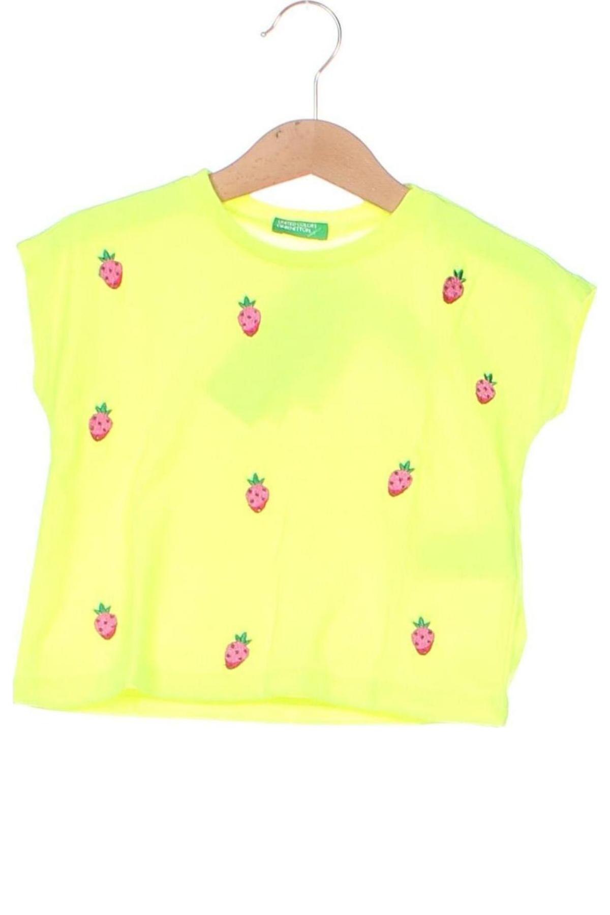 Kinder Shirt United Colors Of Benetton, Größe 12-18m/ 80-86 cm, Farbe Grün, Preis 10,52 €