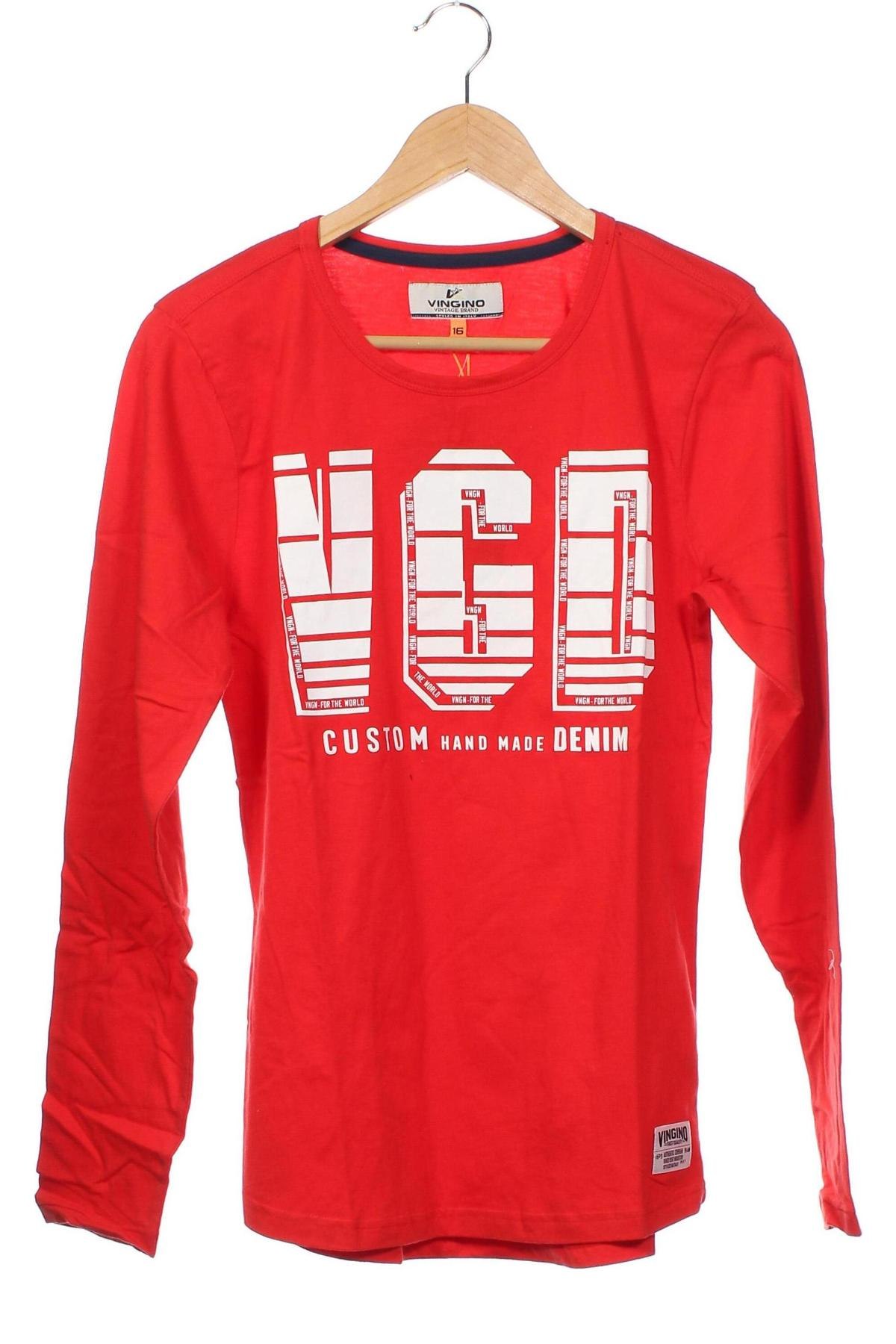 Kinder Shirt Vingino, Größe 15-18y/ 170-176 cm, Farbe Rot, Preis 7,03 €