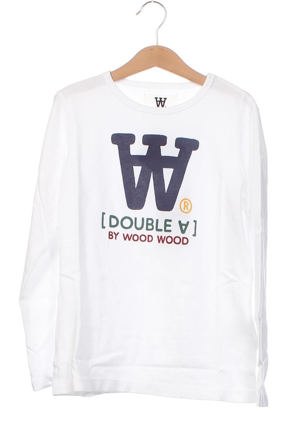 Детска блуза Wood Wood, Размер 9-10y/ 140-146 см, Цвят Бял, Цена 39,96 лв.