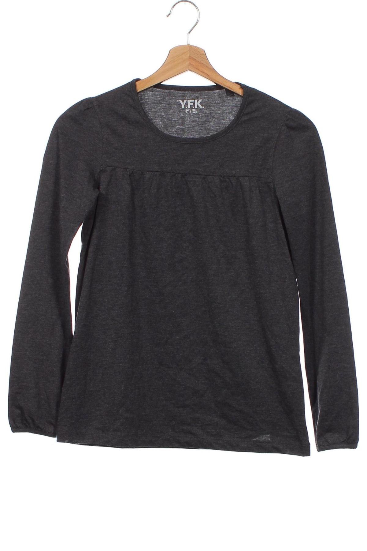 Kinder Shirt Y.F.K., Größe 10-11y/ 146-152 cm, Farbe Grau, Preis € 2,37