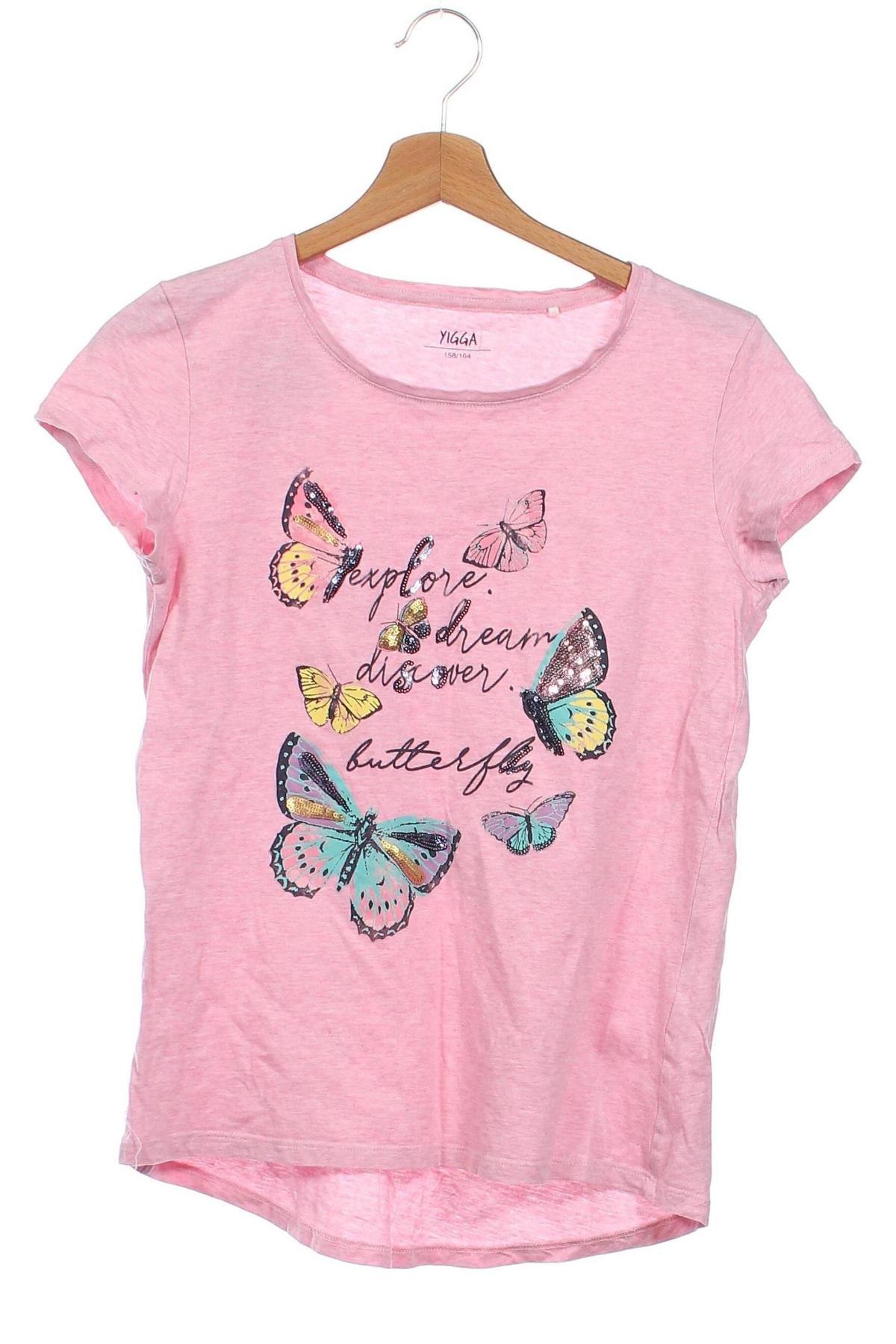 Kinder Shirt Yigga, Größe 12-13y/ 158-164 cm, Farbe Rosa, Preis 6,14 €