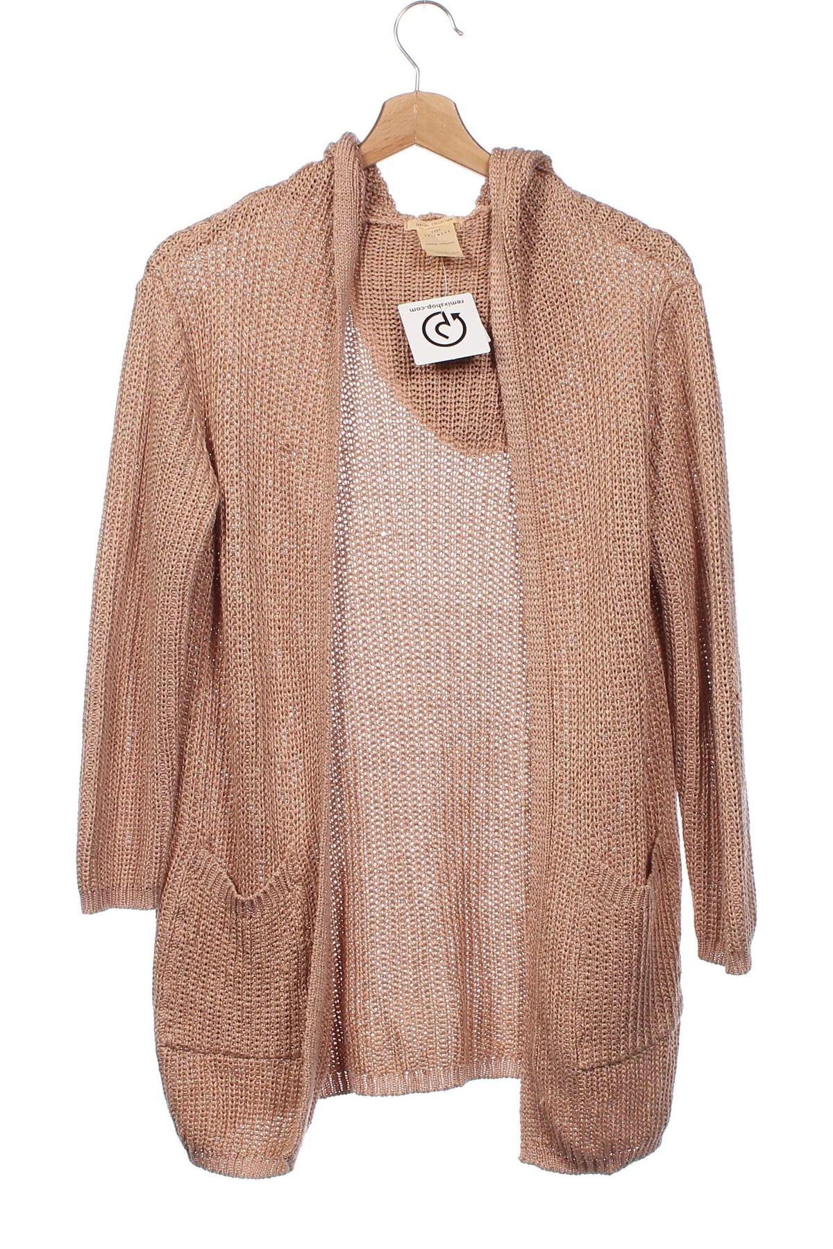 Παιδική ζακέτα Zara Knitwear, Μέγεθος 13-14y/ 164-168 εκ., Χρώμα  Μπέζ, Τιμή 4,46 €