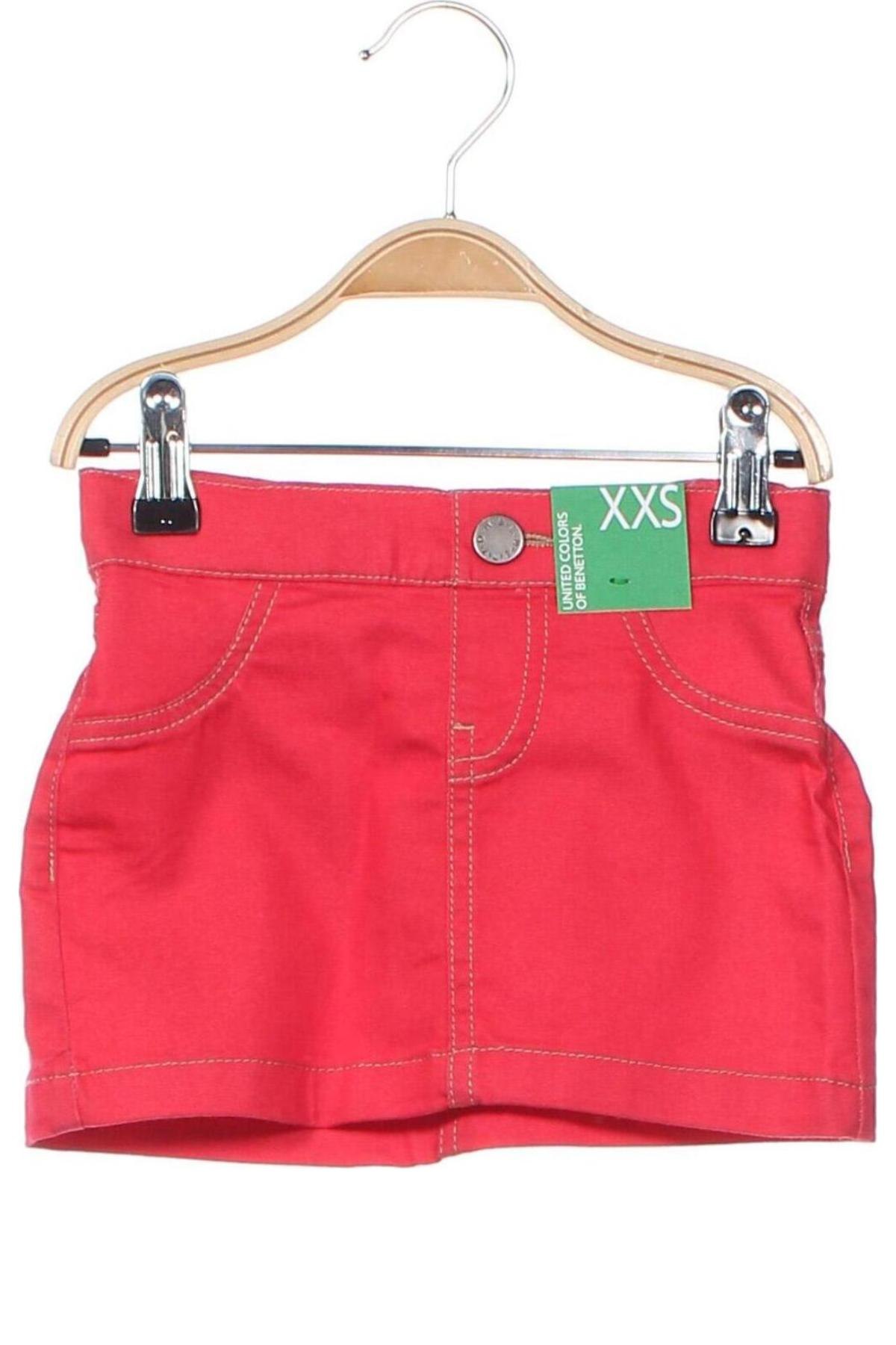 Dětská sukně  United Colors Of Benetton, Velikost 2-3y/ 98-104 cm, Barva Červená, Cena  693,00 Kč