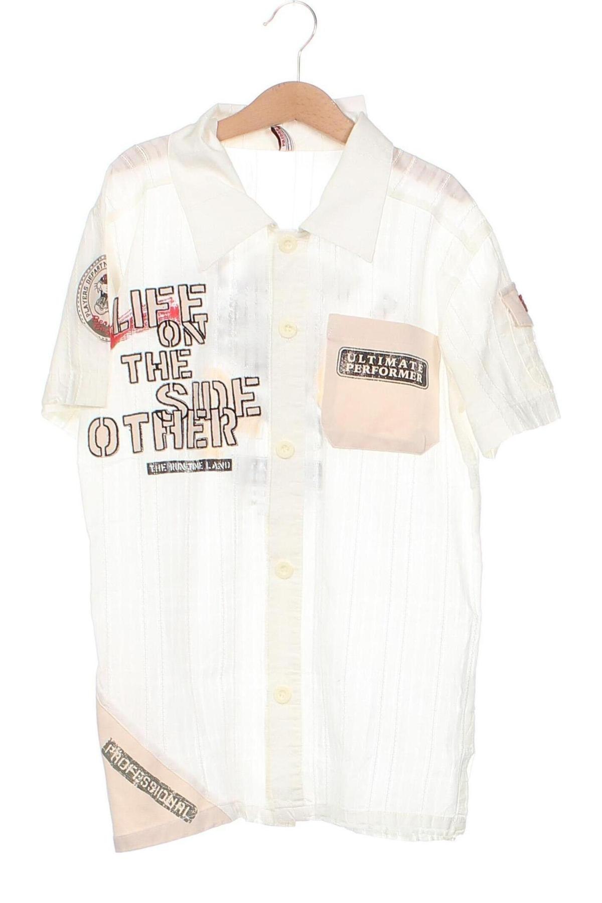 Детска риза, Размер 4-5y/ 110-116 см, Цвят Бял, Цена 5,64 лв.