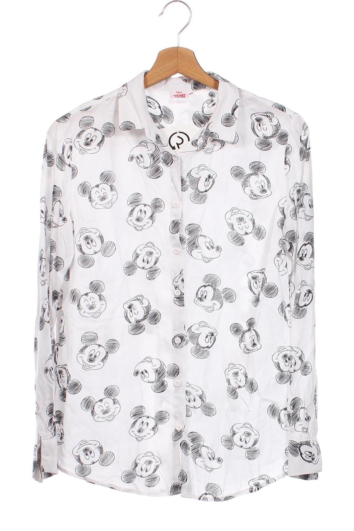 Детска риза Disney, Размер 11-12y/ 152-158 см, Цвят Бял, Цена 15,68 лв.