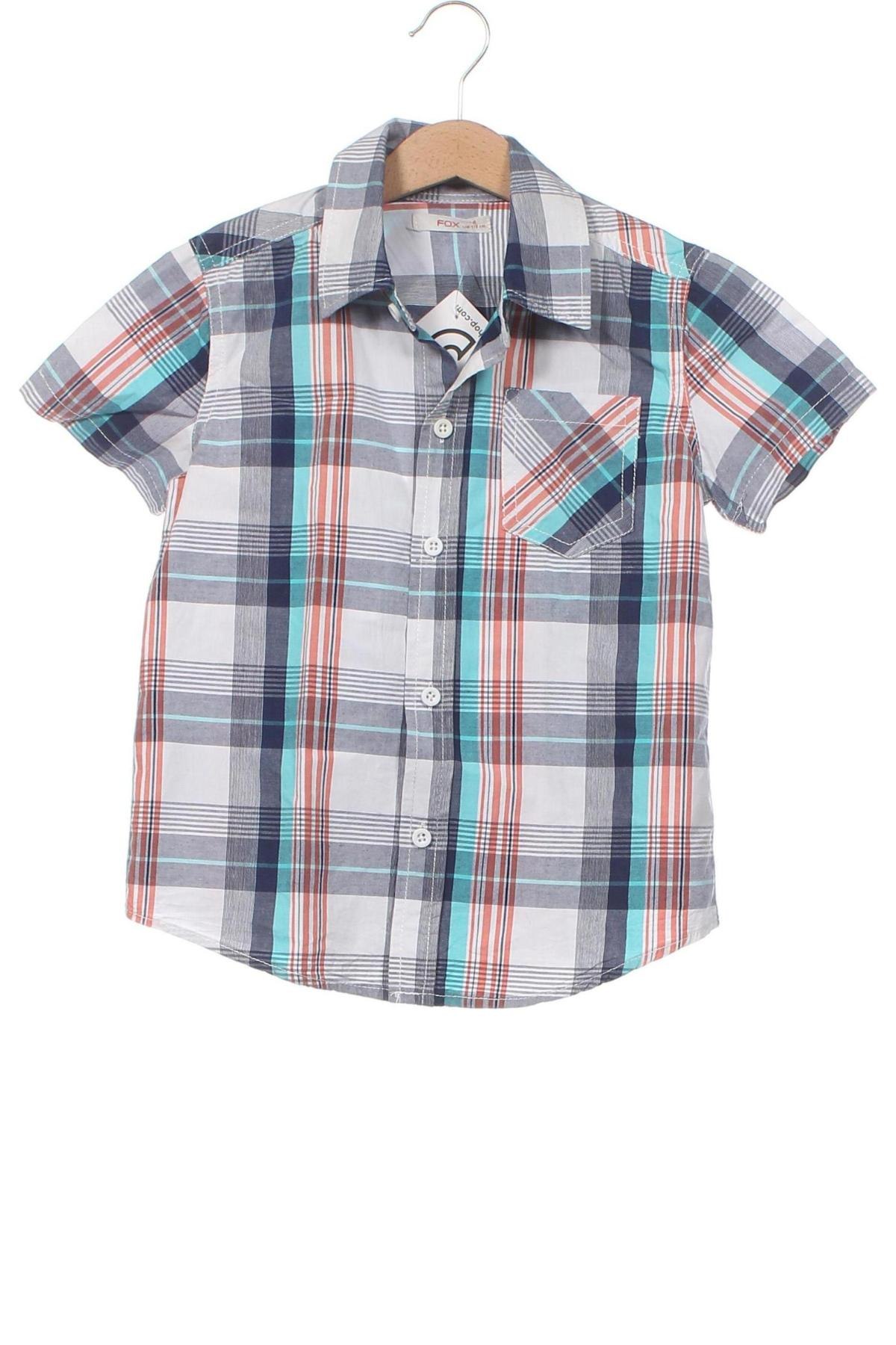 Dětská košile  Fox, Velikost 4-5y/ 110-116 cm, Barva Vícebarevné, Cena  254,00 Kč