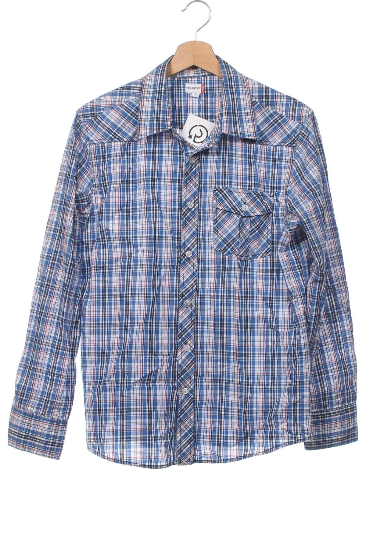 Dětská košile  Hot & Spicy, Velikost 15-18y/ 170-176 cm, Barva Modrá, Cena  60,00 Kč