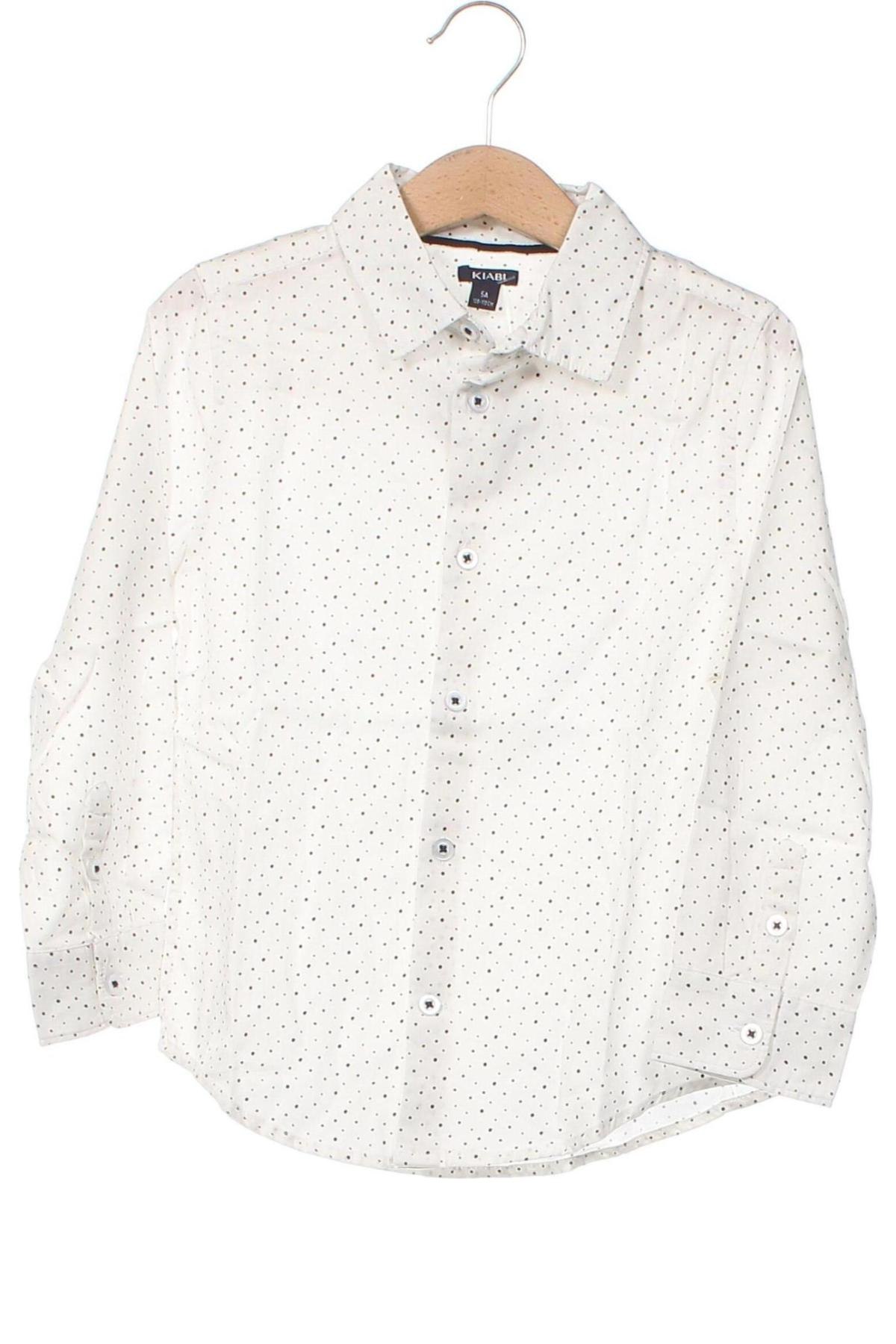 Παιδικό πουκάμισο Kiabi, Μέγεθος 4-5y/ 110-116 εκ., Χρώμα Λευκό, Τιμή 9,28 €
