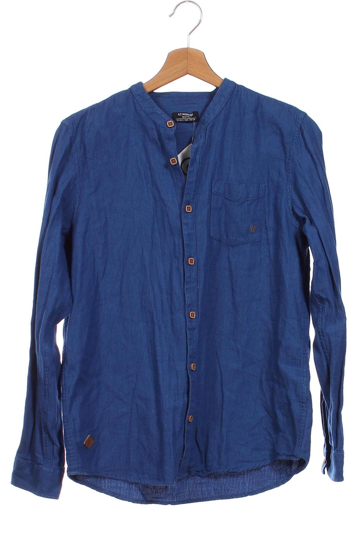 Detská košeľa  LC Waikiki, Veľkosť 14-15y/ 168-170 cm, Farba Modrá, Cena  6,02 €