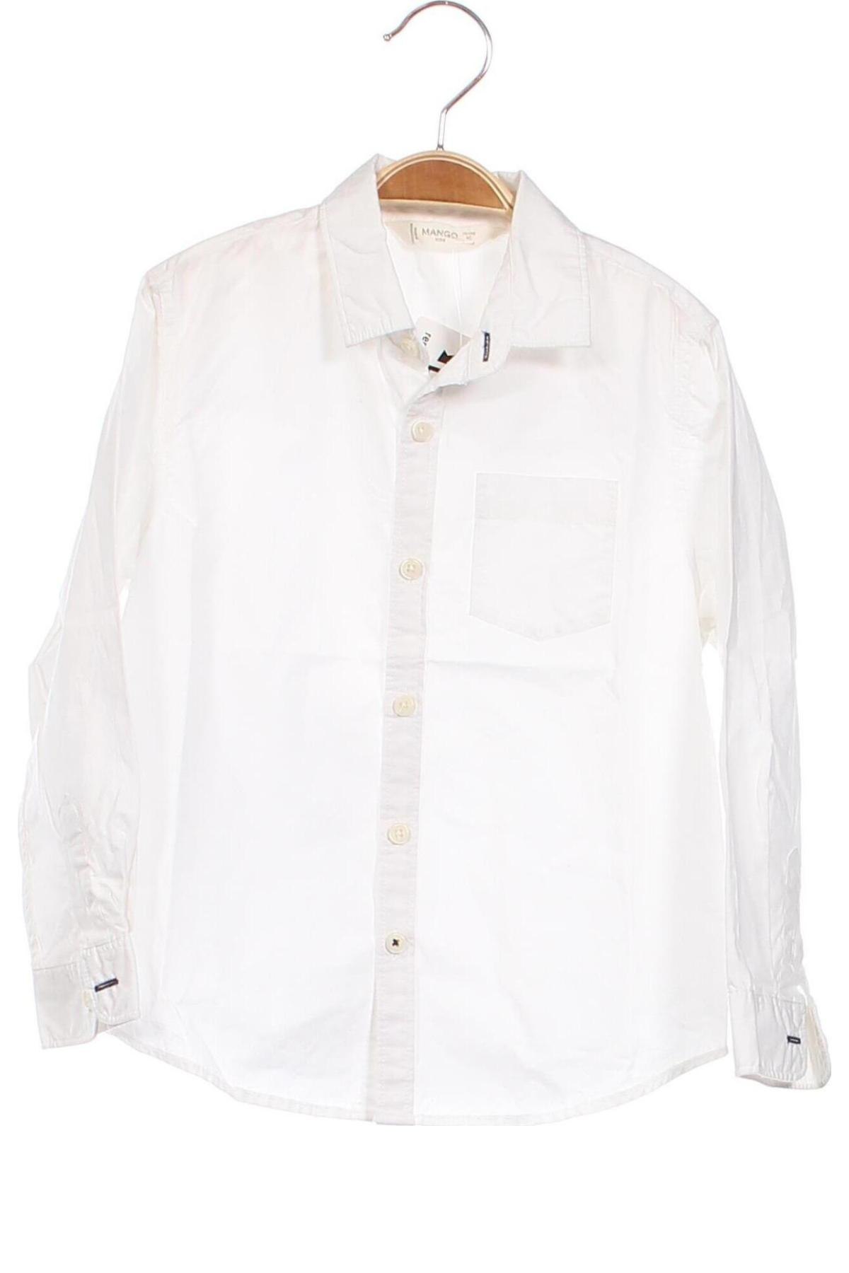 Παιδικό πουκάμισο Mango, Μέγεθος 3-4y/ 104-110 εκ., Χρώμα Λευκό, Τιμή 6,80 €