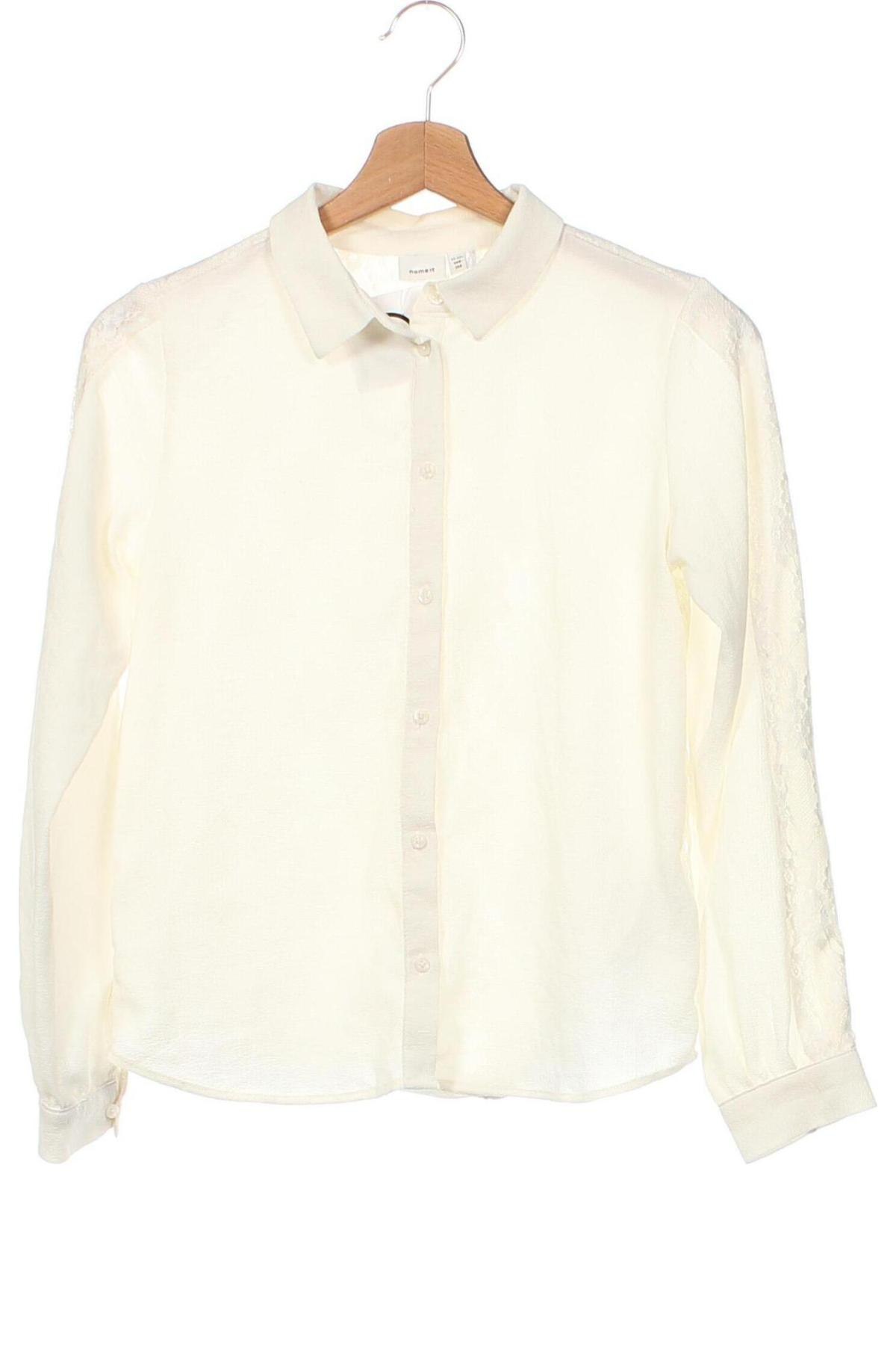Παιδικό πουκάμισο Name It, Μέγεθος 10-11y/ 146-152 εκ., Χρώμα Λευκό, Τιμή 13,61 €