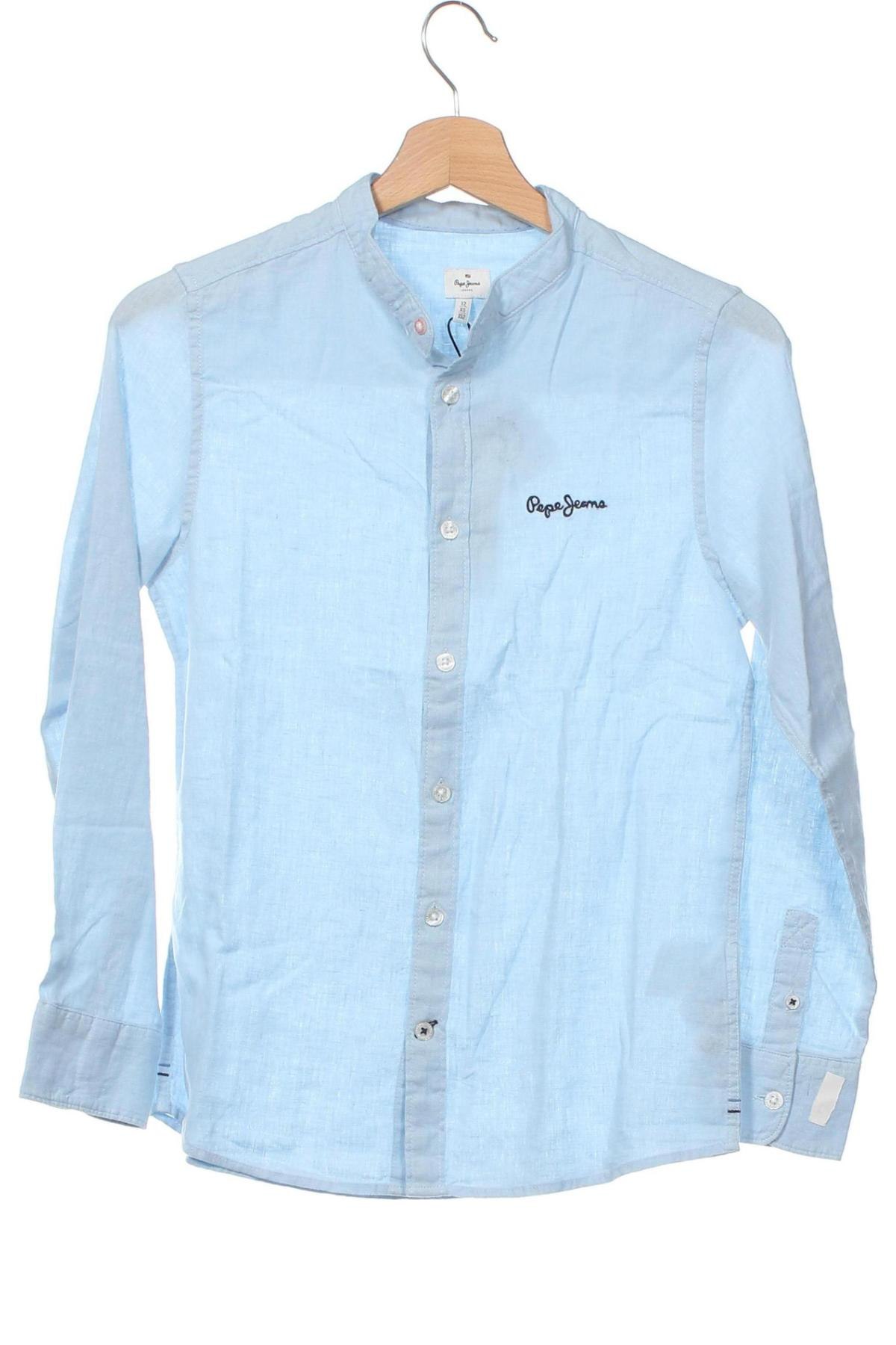 Dětská košile  Pepe Jeans, Velikost 11-12y/ 152-158 cm, Barva Modrá, Cena  799,00 Kč