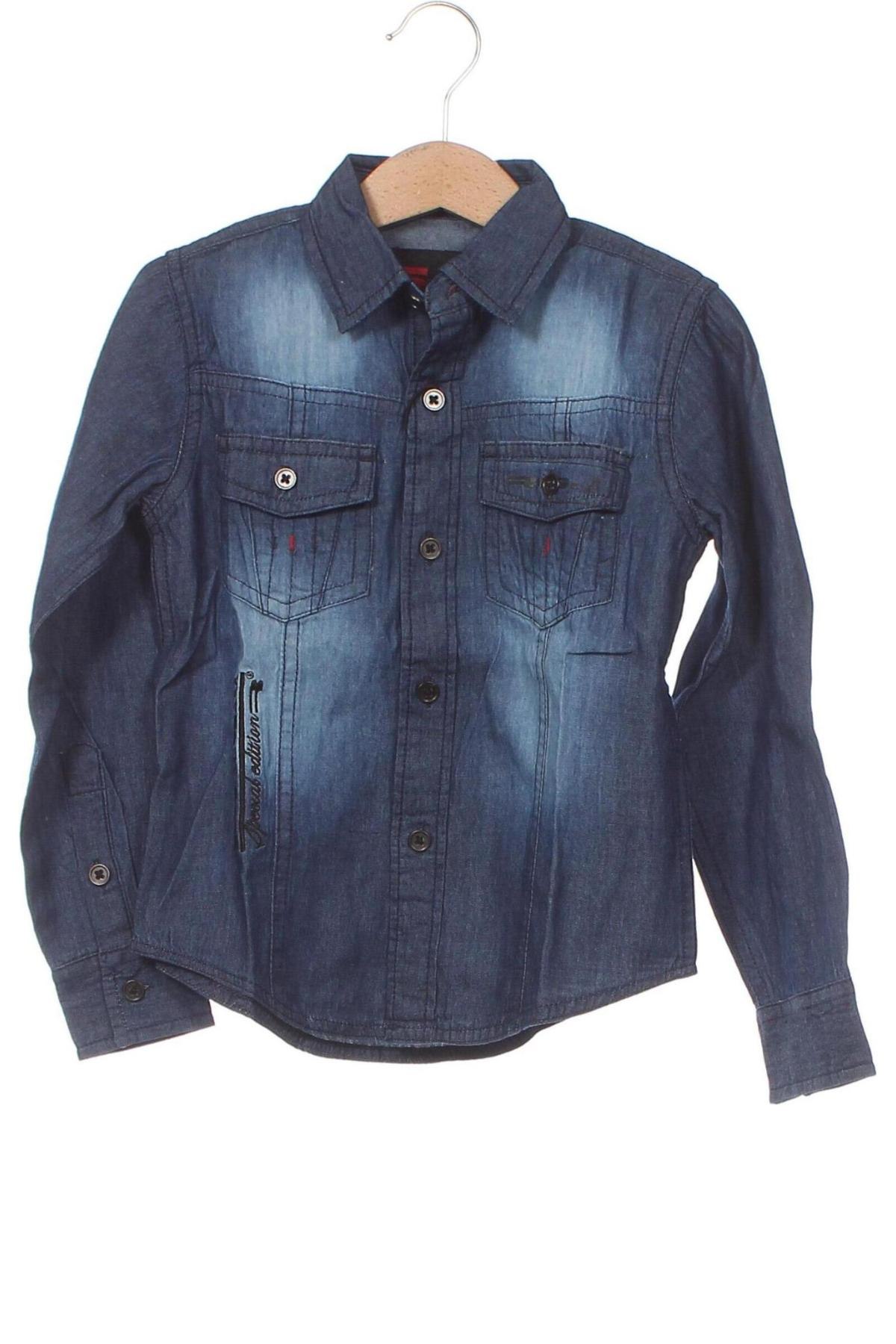 Kinderhemd RG 512, Größe 3-4y/ 104-110 cm, Farbe Blau, Preis 9,28 €