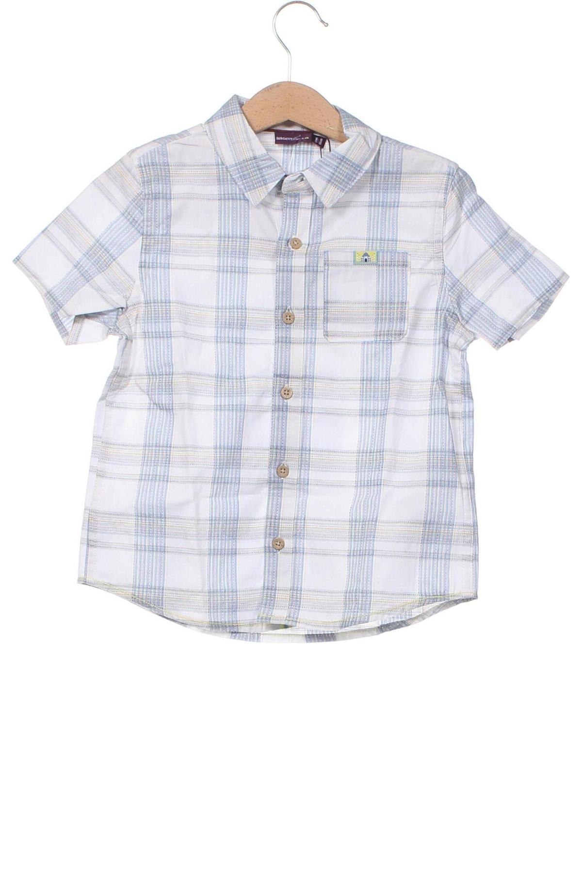 Детска риза Sergent Major, Размер 5-6y/ 116-122 см, Цвят Бял, Цена 17,85 лв.