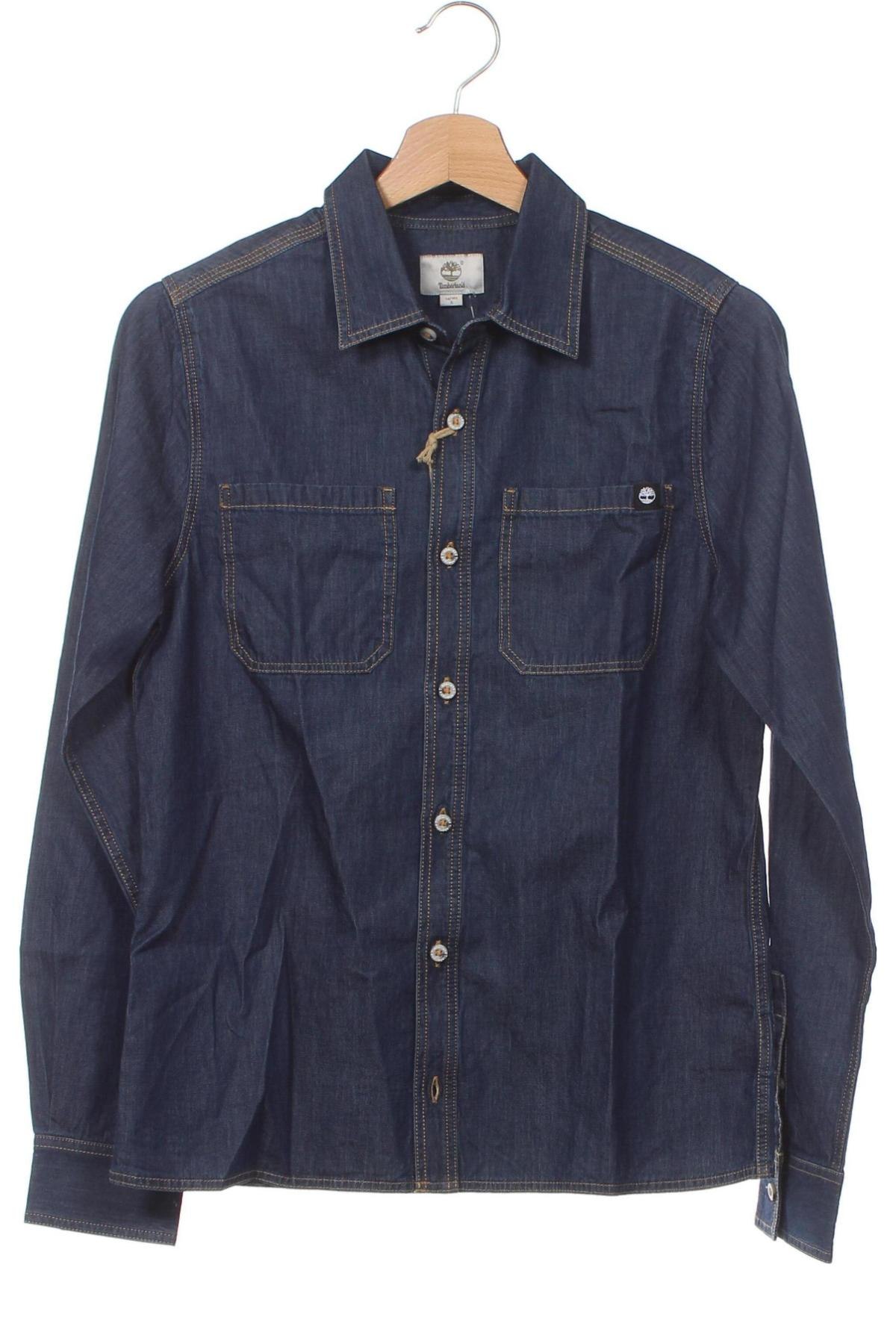 Παιδικό πουκάμισο Timberland, Μέγεθος 13-14y/ 164-168 εκ., Χρώμα Μπλέ, Τιμή 26,72 €