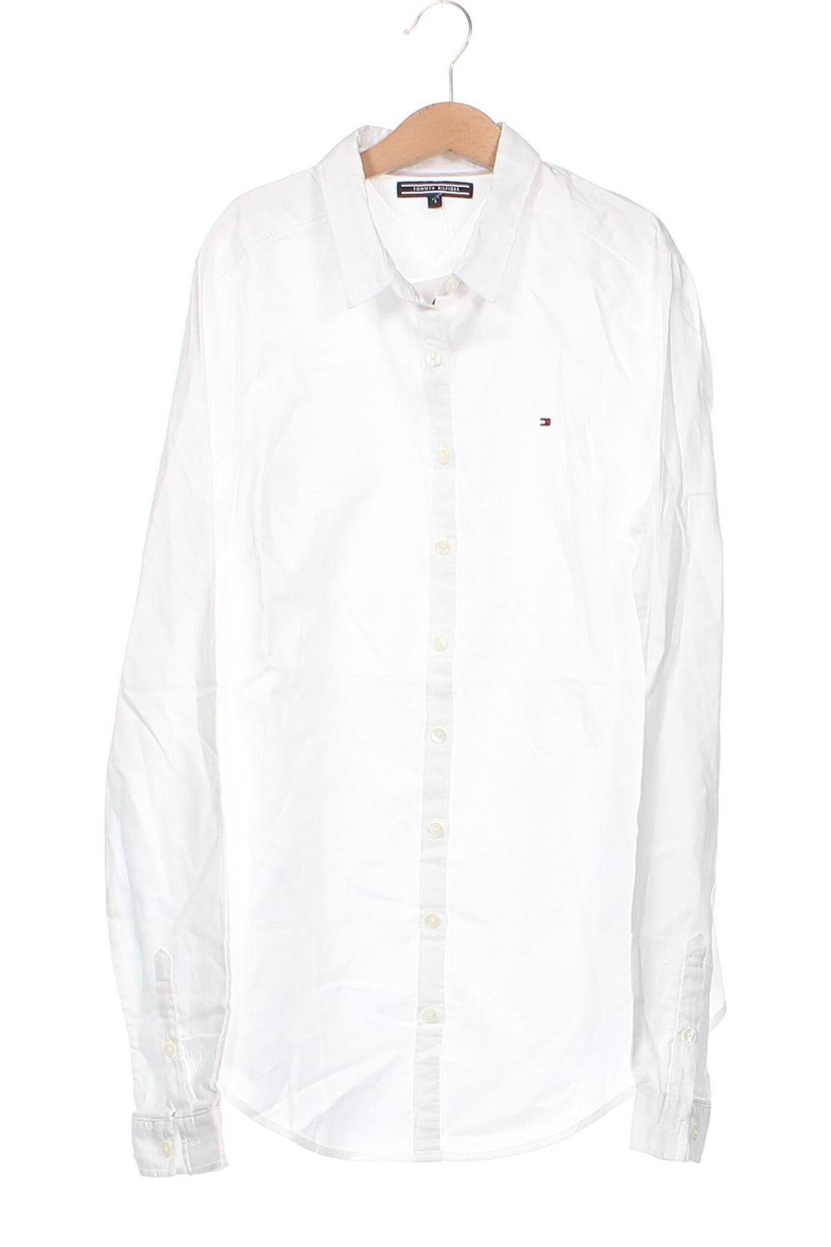Kinderhemd Tommy Hilfiger, Größe 6-7y/ 122-128 cm, Farbe Weiß, Preis 18,67 €