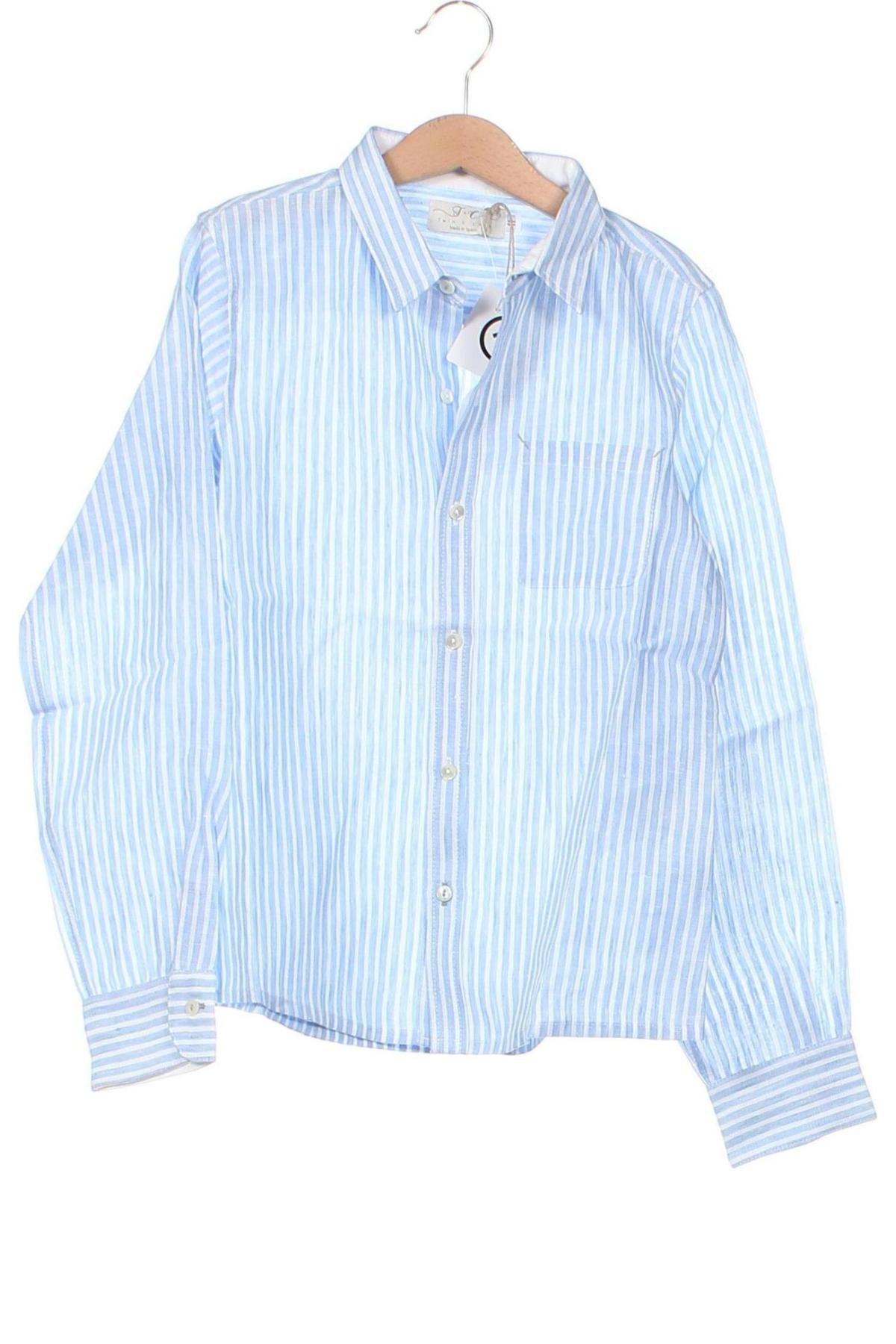 Детска риза Twin&Chic, Размер 10-11y/ 146-152 см, Цвят Син, Цена 66,72 лв.