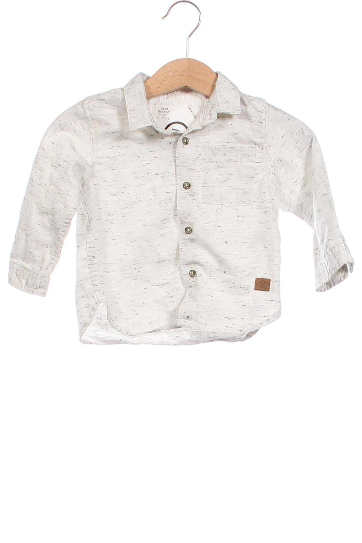 Kinderhemd Zara, Größe 9-12m/ 74-80 cm, Farbe Grau, Preis 4,86 €