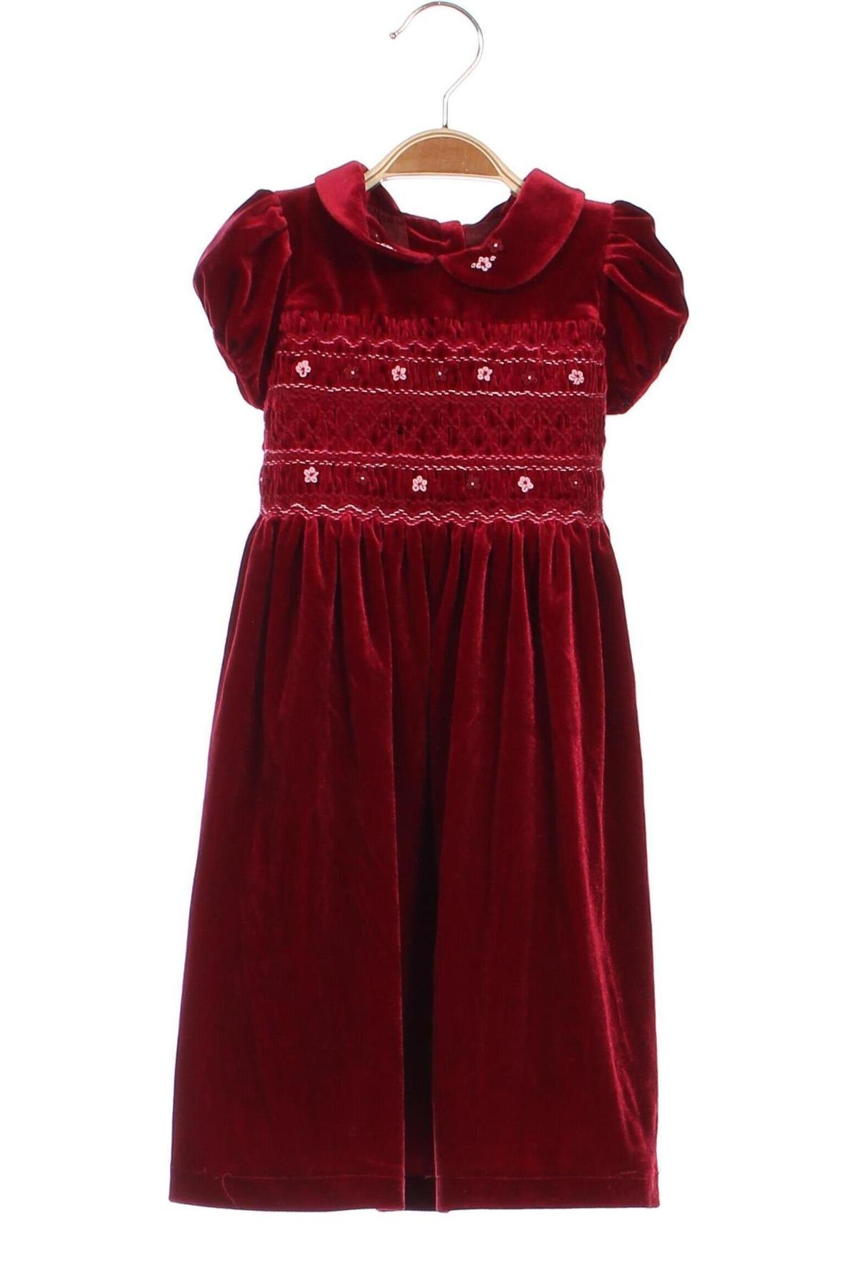 Kinderkleid, Größe 18-24m/ 86-98 cm, Farbe Rot, Preis 6,63 €