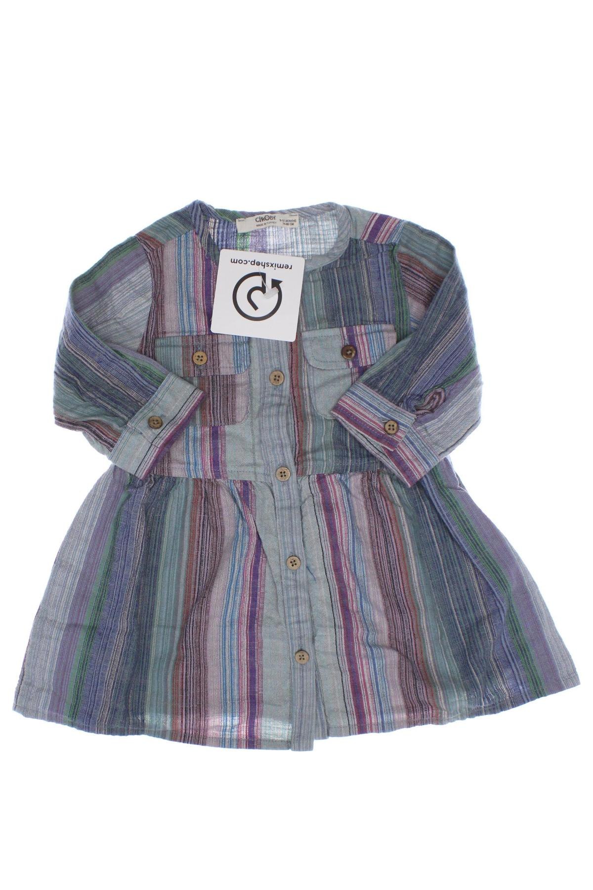 Детска рокля, Размер 9-12m/ 74-80 см, Цвят Многоцветен, Цена 10,26 лв.
