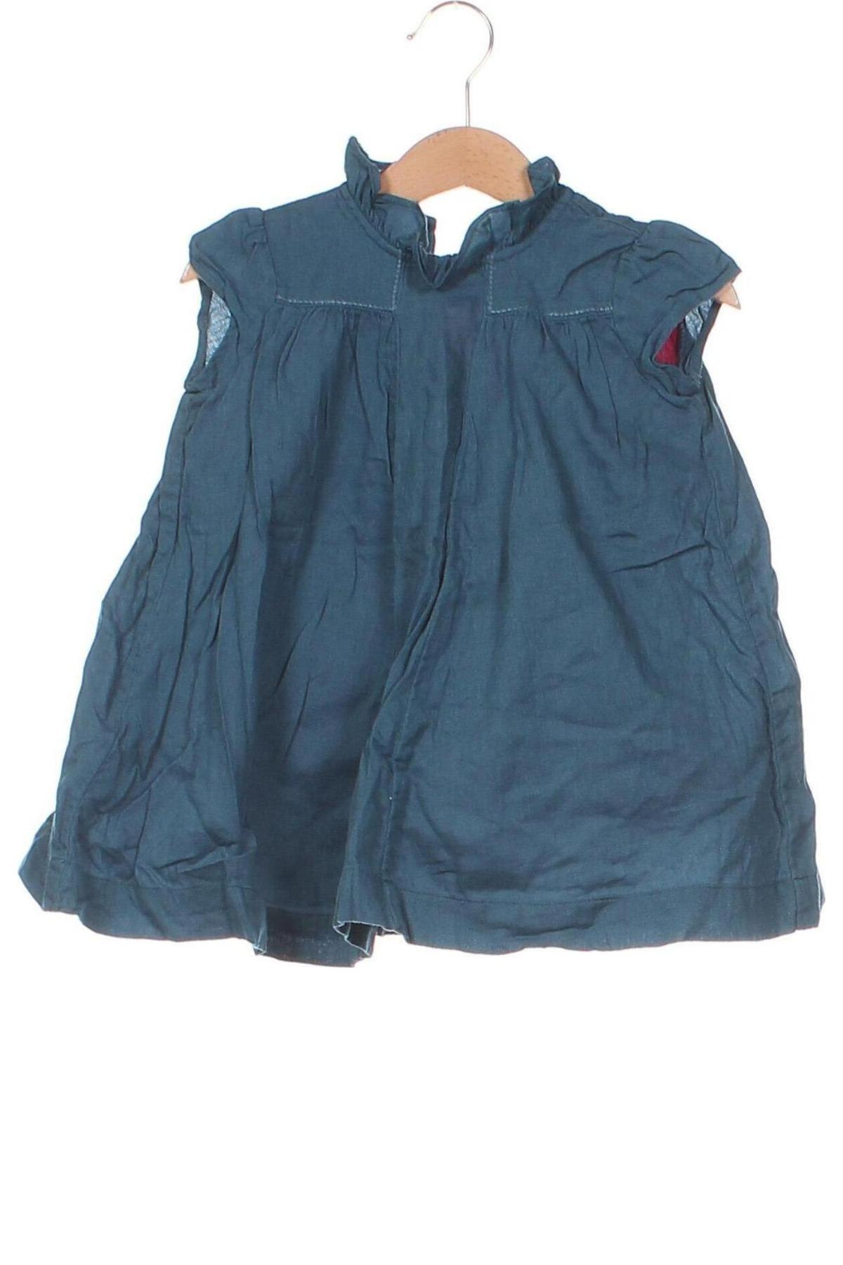 Kinderkleid, Größe 12-18m/ 80-86 cm, Farbe Blau, Preis 5,80 €