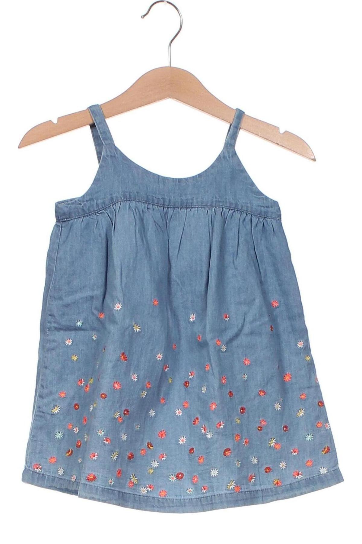 Детска рокля Baby Club, Размер 6-9m/ 68-74 см, Цвят Син, Цена 8,45 лв.