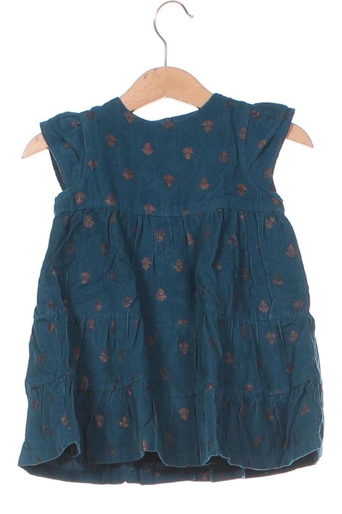 Детска рокля Du Pareil Au Meme, Размер 6-9m/ 68-74 см, Цвят Син, Цена 49,00 лв.