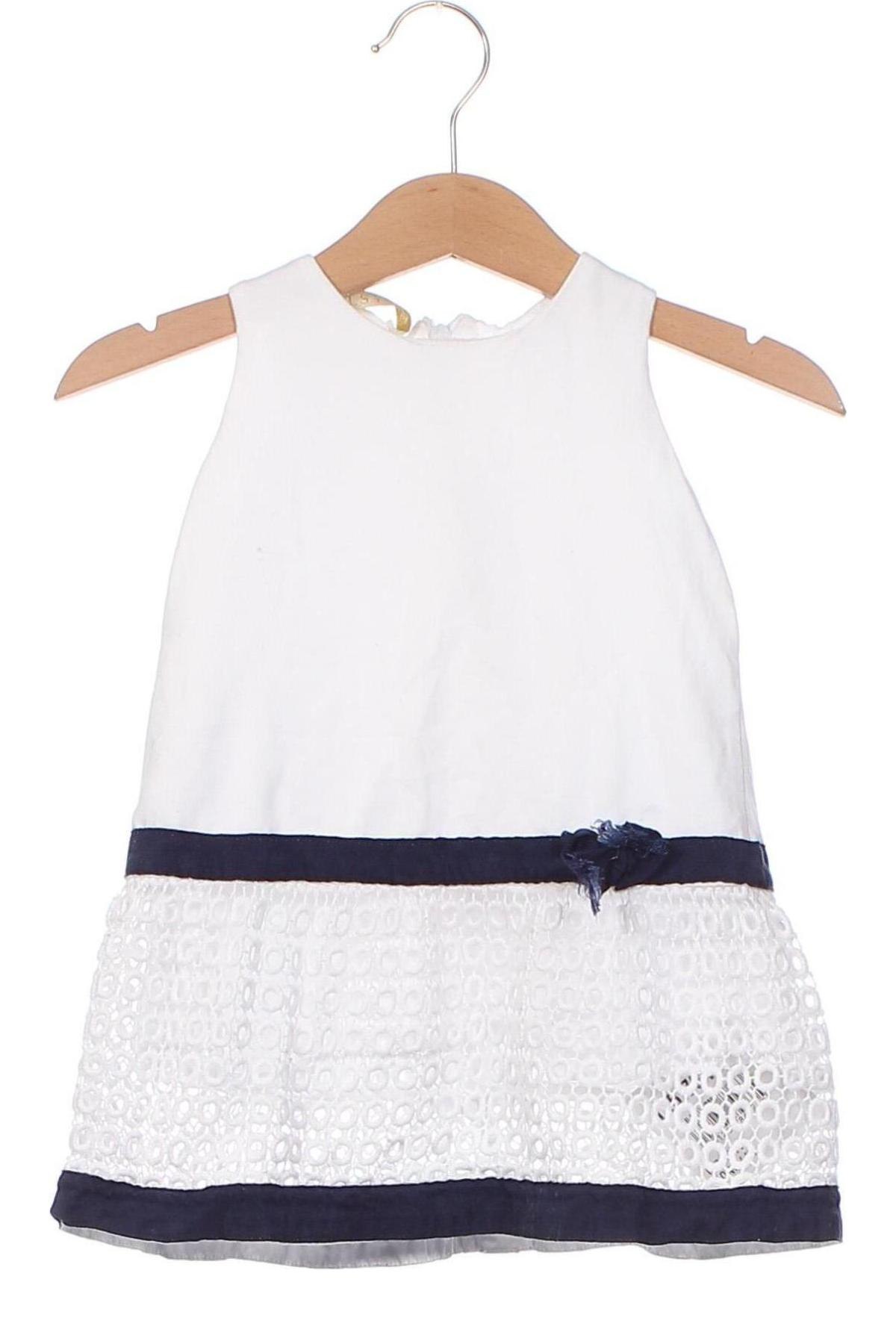 Детска рокля Elsy, Размер 6-9m/ 68-74 см, Цвят Бял, Цена 13,33 лв.