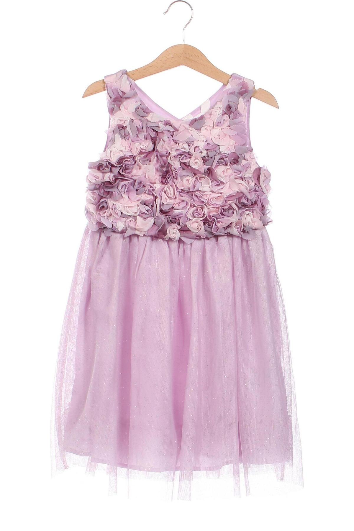 Детска рокля H&M, Размер 5-6y/ 116-122 см, Цвят Розов, Цена 21,00 лв.