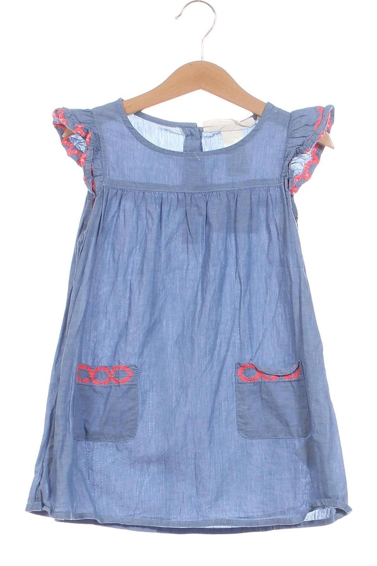 Dziecięca sukienka H&M L.O.G.G., Rozmiar 18-24m/ 86-98 cm, Kolor Niebieski, Cena 37,52 zł