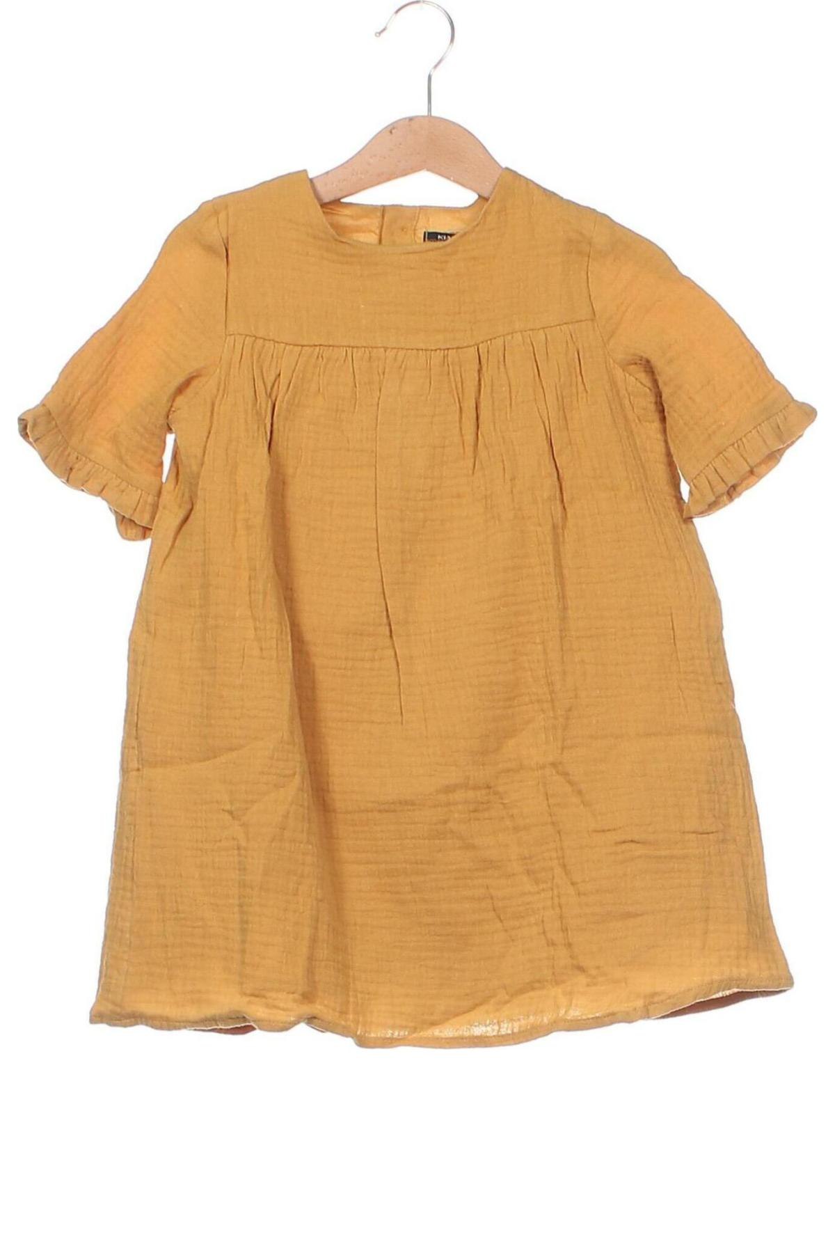 Kinderkleid Kiabi, Größe 18-24m/ 86-98 cm, Farbe Gelb, Preis 20,10 €