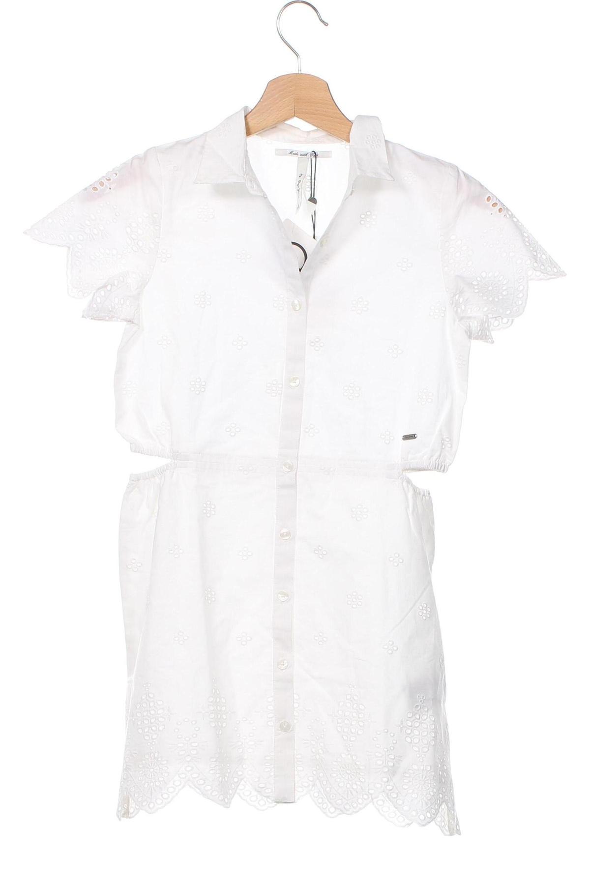 Παιδικό φόρεμα Pepe Jeans, Μέγεθος 9-10y/ 140-146 εκ., Χρώμα Λευκό, Τιμή 38,69 €