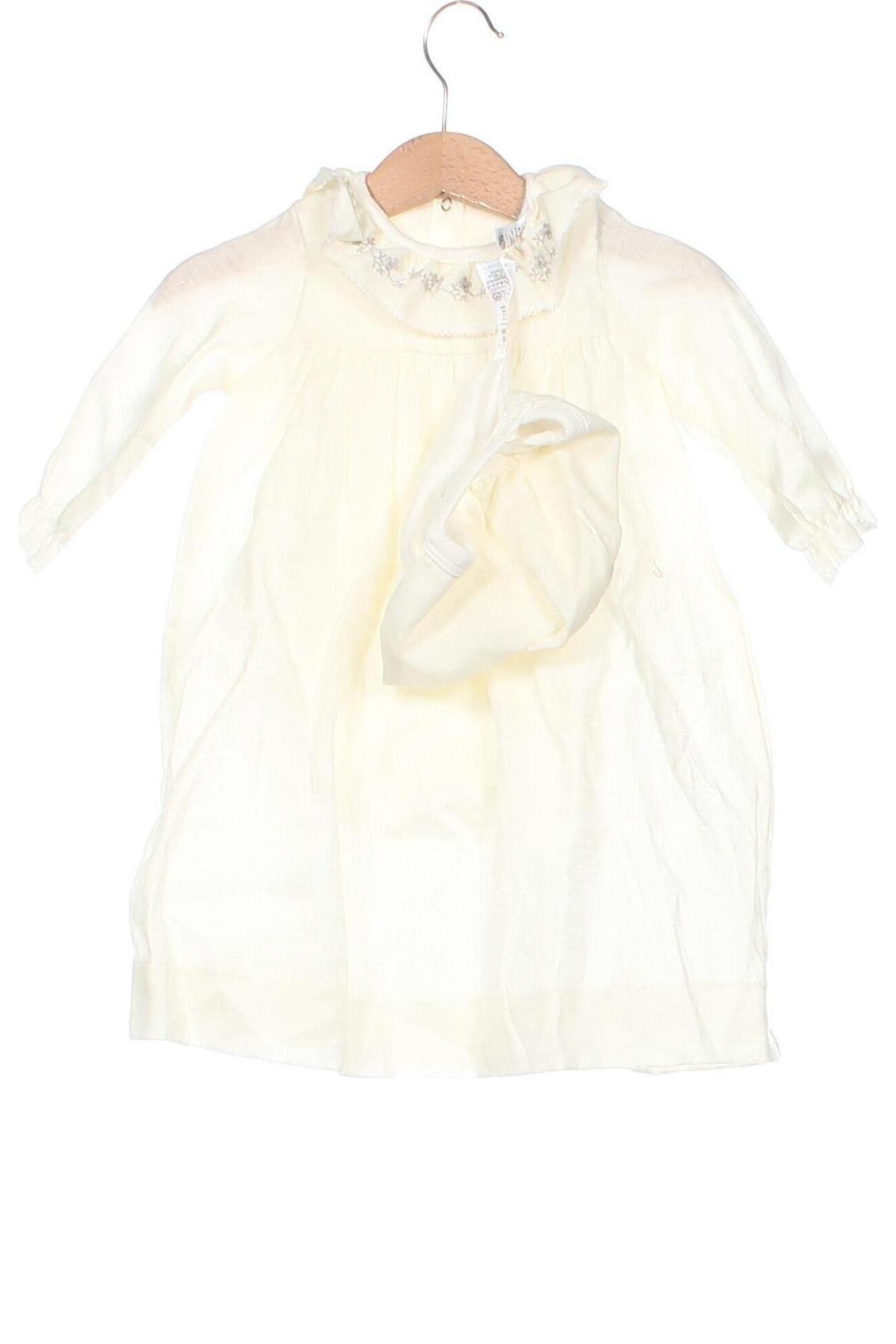 Dziecięca sukienka Petit Bateau, Rozmiar 3-6m/ 62-68 cm, Kolor Biały, Cena 128,10 zł