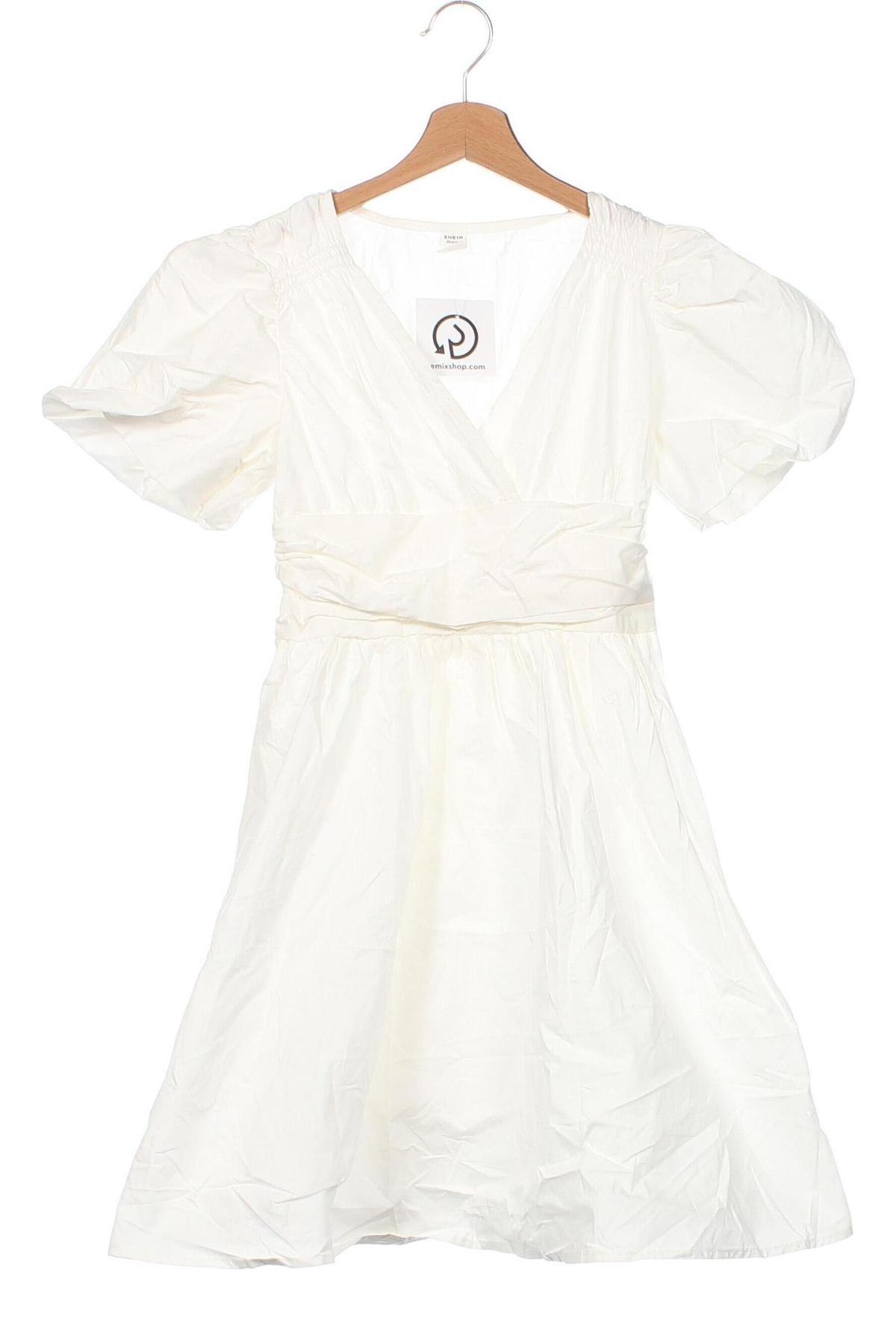 Dziecięca sukienka SHEIN, Rozmiar 12-13y/ 158-164 cm, Kolor Biały, Cena 25,01 zł