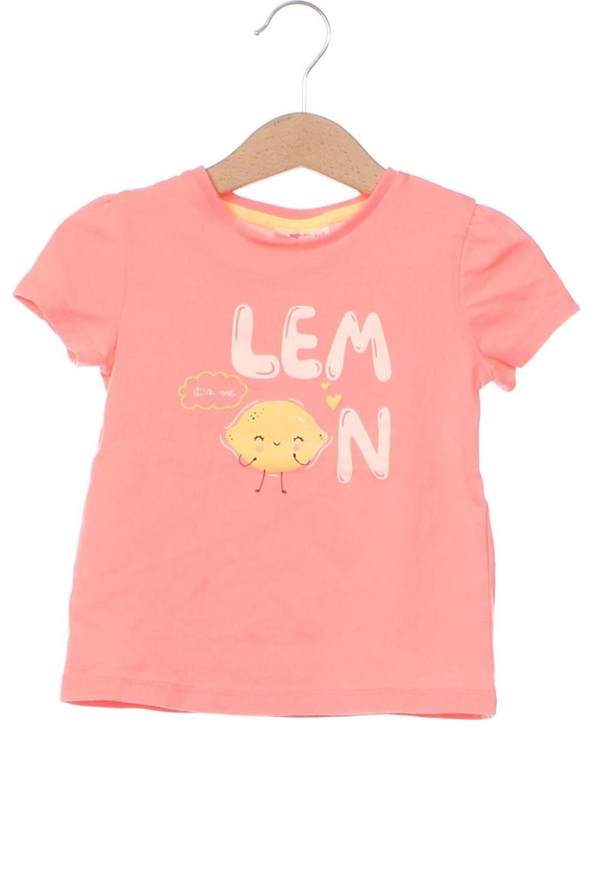 Παιδικό μπλουζάκι, Μέγεθος 12-18m/ 80-86 εκ., Χρώμα Ρόζ , Τιμή 3,32 €