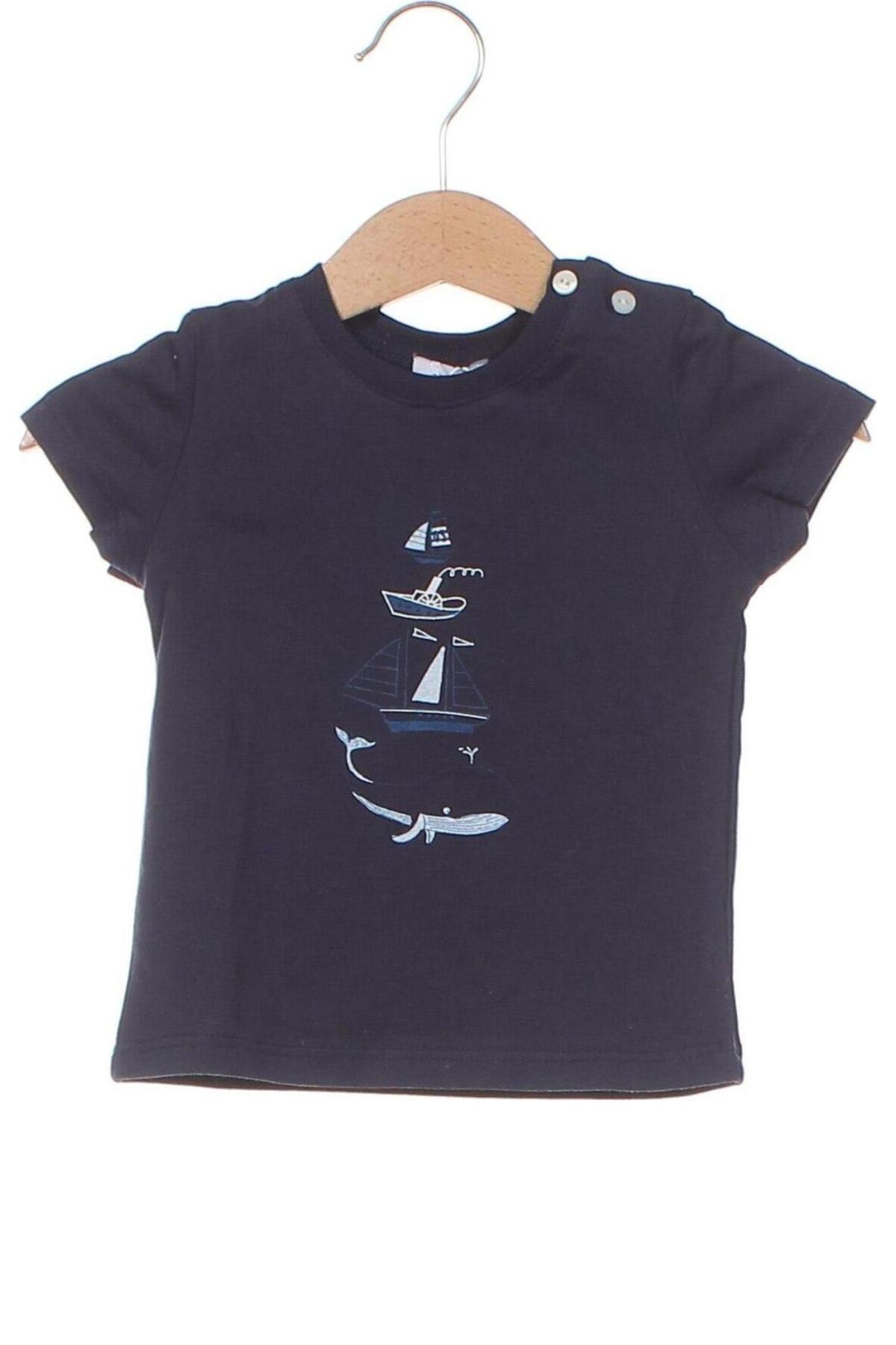 Παιδικό μπλουζάκι Absorba, Μέγεθος 3-6m/ 62-68 εκ., Χρώμα Μπλέ, Τιμή 10,52 €