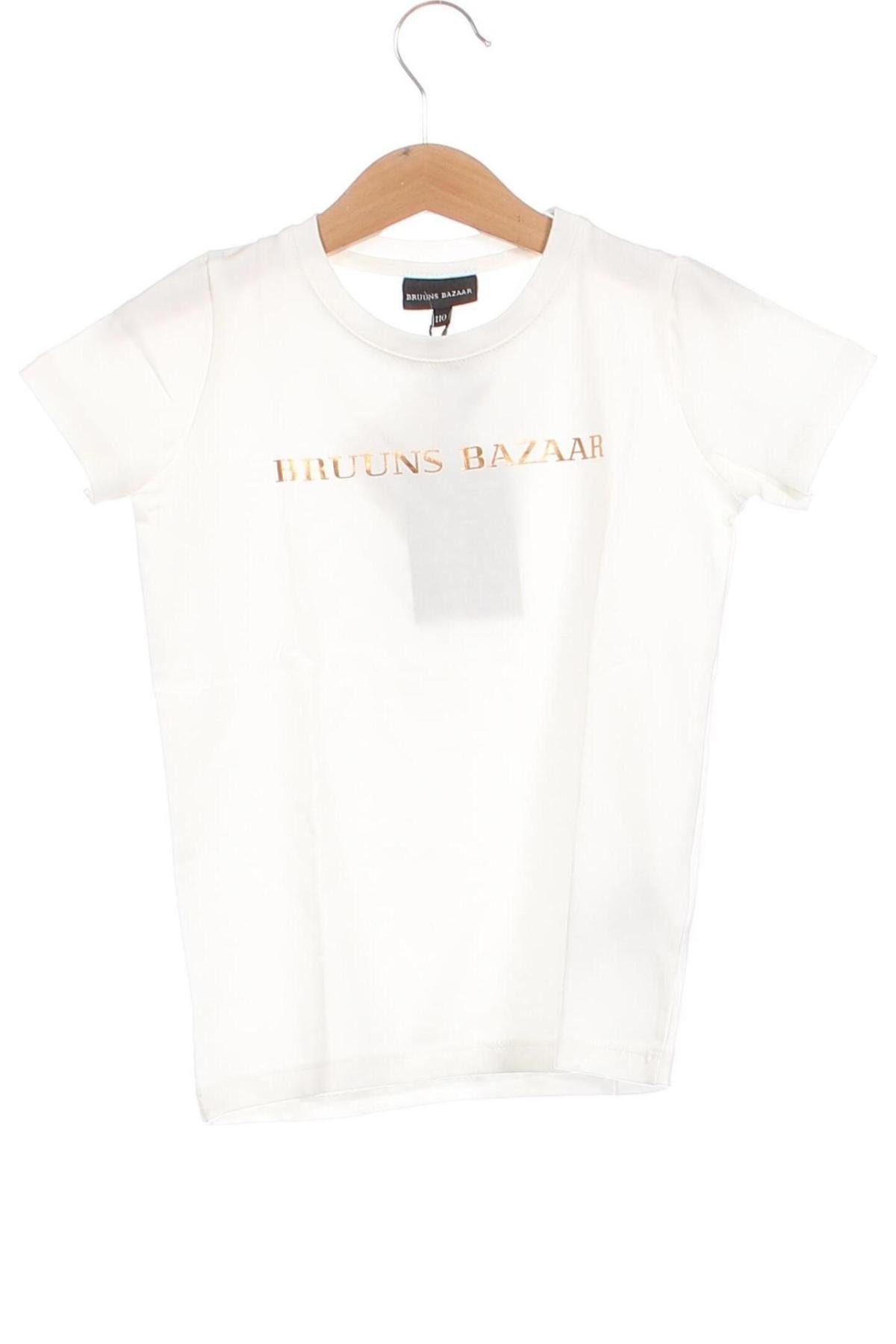 Kinder T-Shirt Bruuns Bazaar, Größe 3-4y/ 104-110 cm, Farbe Weiß, Preis € 24,02