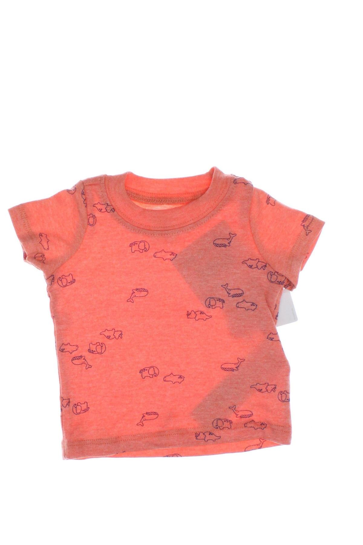 Kinder T-Shirt Carter's, Größe 1-2m/ 50-56 cm, Farbe Orange, Preis 3,47 €