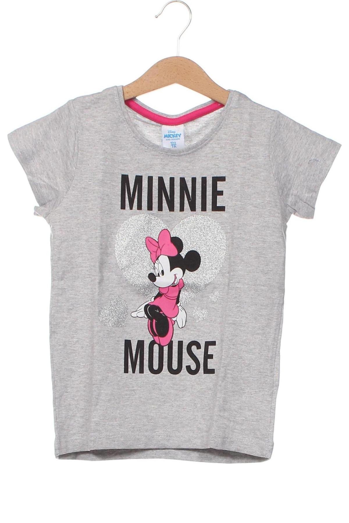 Kinder T-Shirt Disney, Größe 6-7y/ 122-128 cm, Farbe Grau, Preis 8,25 €