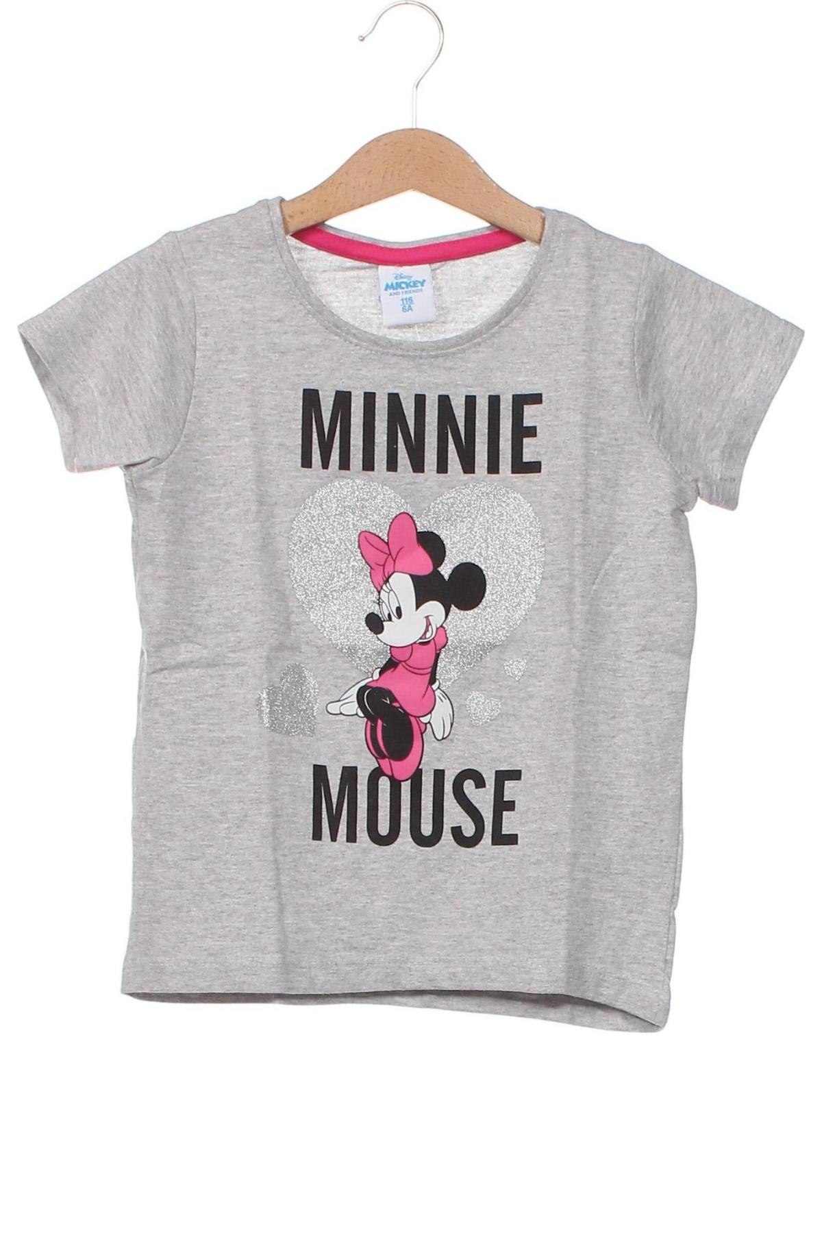 Детска тениска Disney, Размер 5-6y/ 116-122 см, Цвят Сив, Цена 16,00 лв.