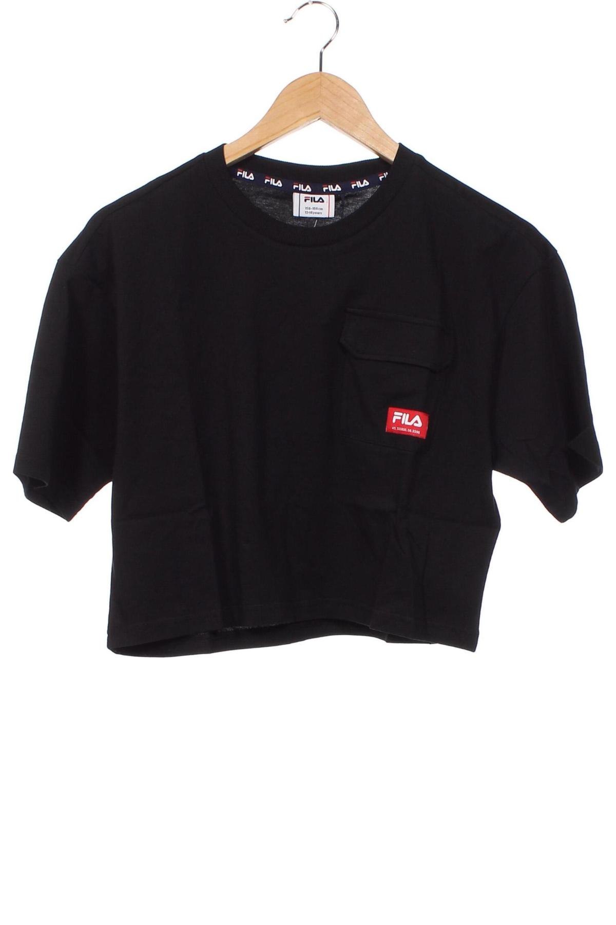 Kinder T-Shirt FILA, Größe 12-13y/ 158-164 cm, Farbe Schwarz, Preis € 19,38