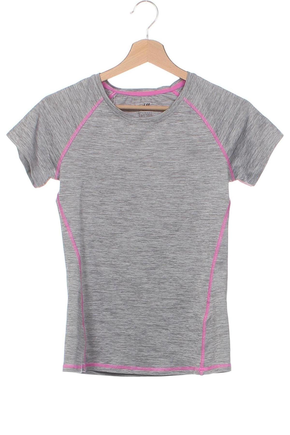 Παιδικό μπλουζάκι H&M Sport, Μέγεθος 12-13y/ 158-164 εκ., Χρώμα Γκρί, Τιμή 3,15 €